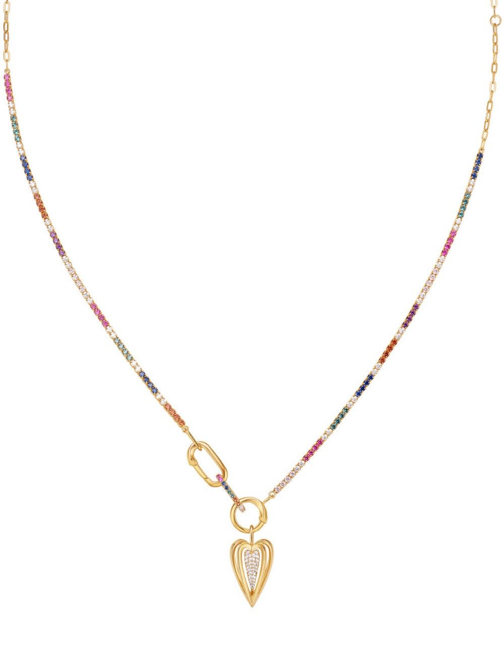 Ania Haie Kette mit Anhänger Ania Haie NST048-17 Set Halskette Rainbow Love + 1 Anhänger