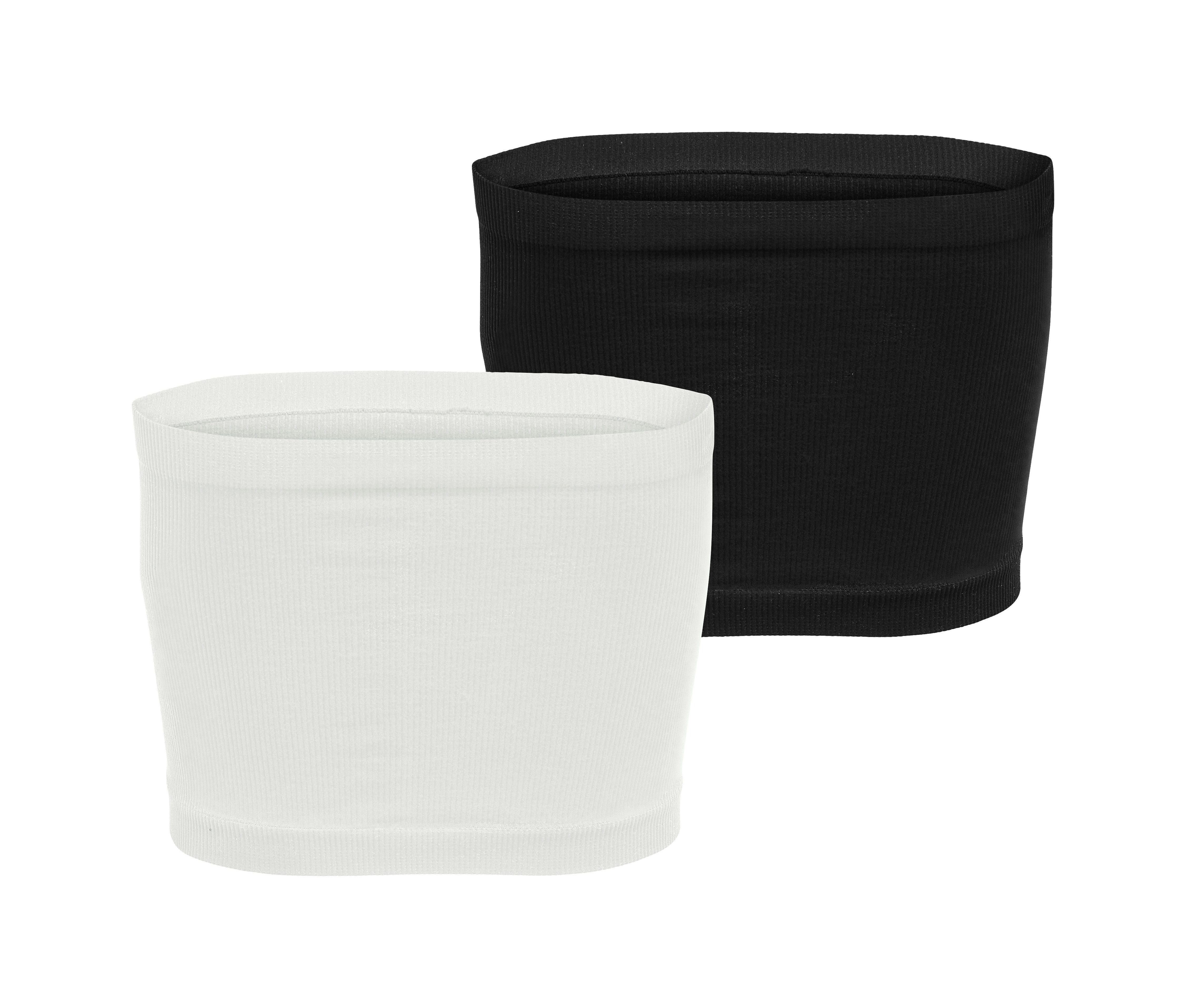 ONLY Bandeau-BH "ONLVICKY RIB SEAMLESS 2-PACK BANDEAU TOP" günstig online kaufen