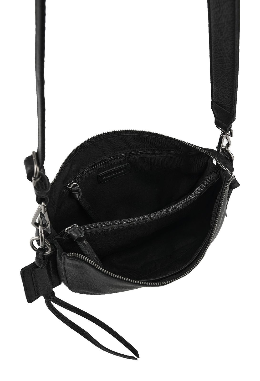 FREDsBRUDER Umhängetasche Halfmoon Bag, aus echtem Rindsleder