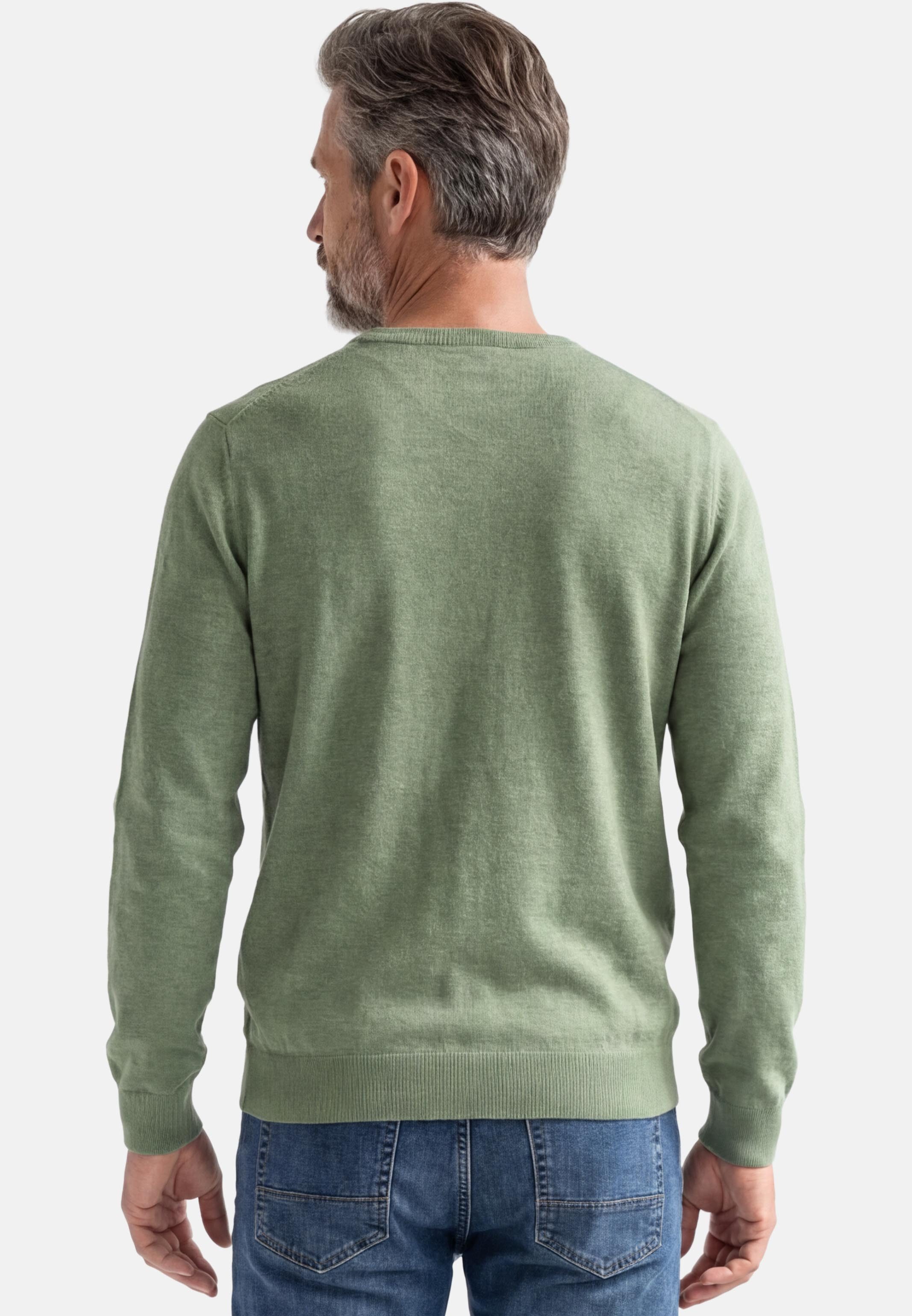 Redmond V-Ausschnitt-Pullover Basic (1-tlg) Pullover - Baumwolle - Atmungsaktiv - Weicher Feinstrick