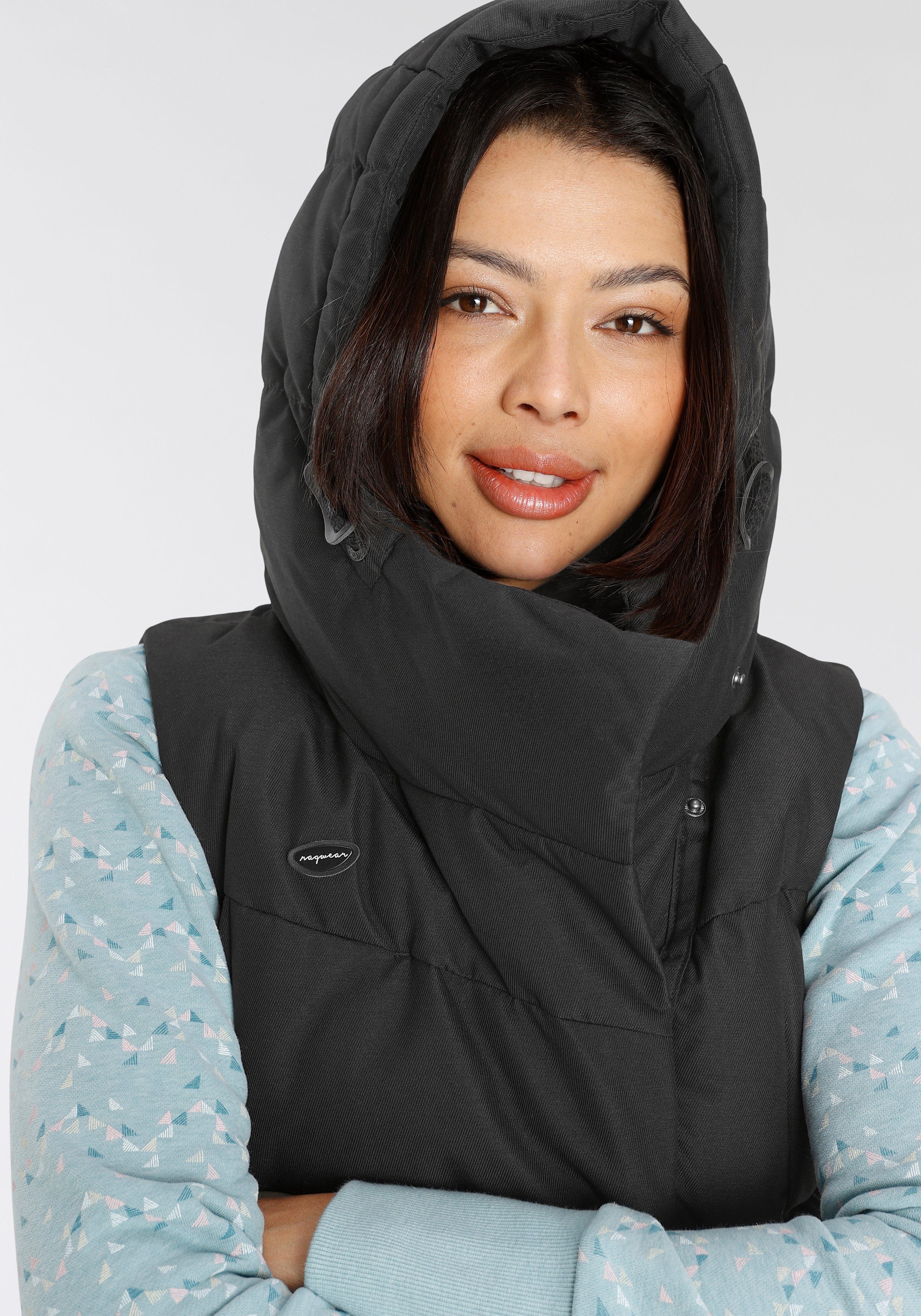 Ragwear Steppweste PAVLINNA VEST O mit gefütterter Kapuze, wasserdichtes un günstig online kaufen