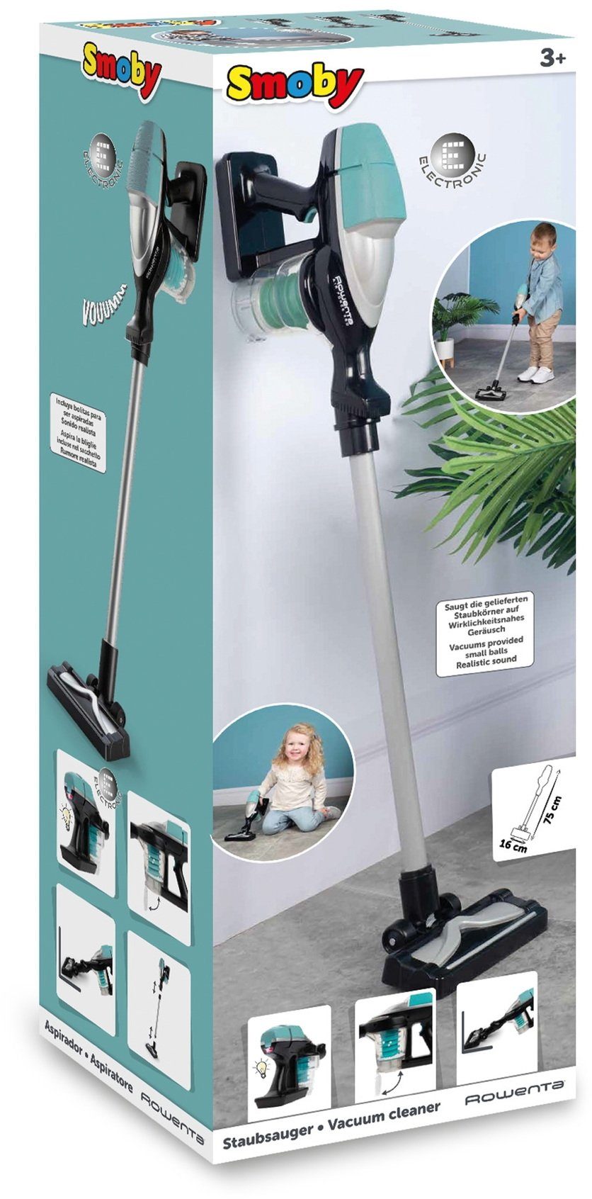 Smoby Kinder-Staubsauger Haushalt Air Force Staubsauger günstig online kaufen