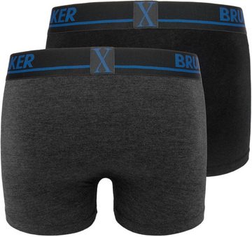 BRUBAKER Boxershorts 4er Pack Herren Unterhose - Atmungsaktiv ohne Eingriff - Retroshorts (Set, 4-St., 4er-Pack) Retro Männer Unterwäsche aus Baumwolle