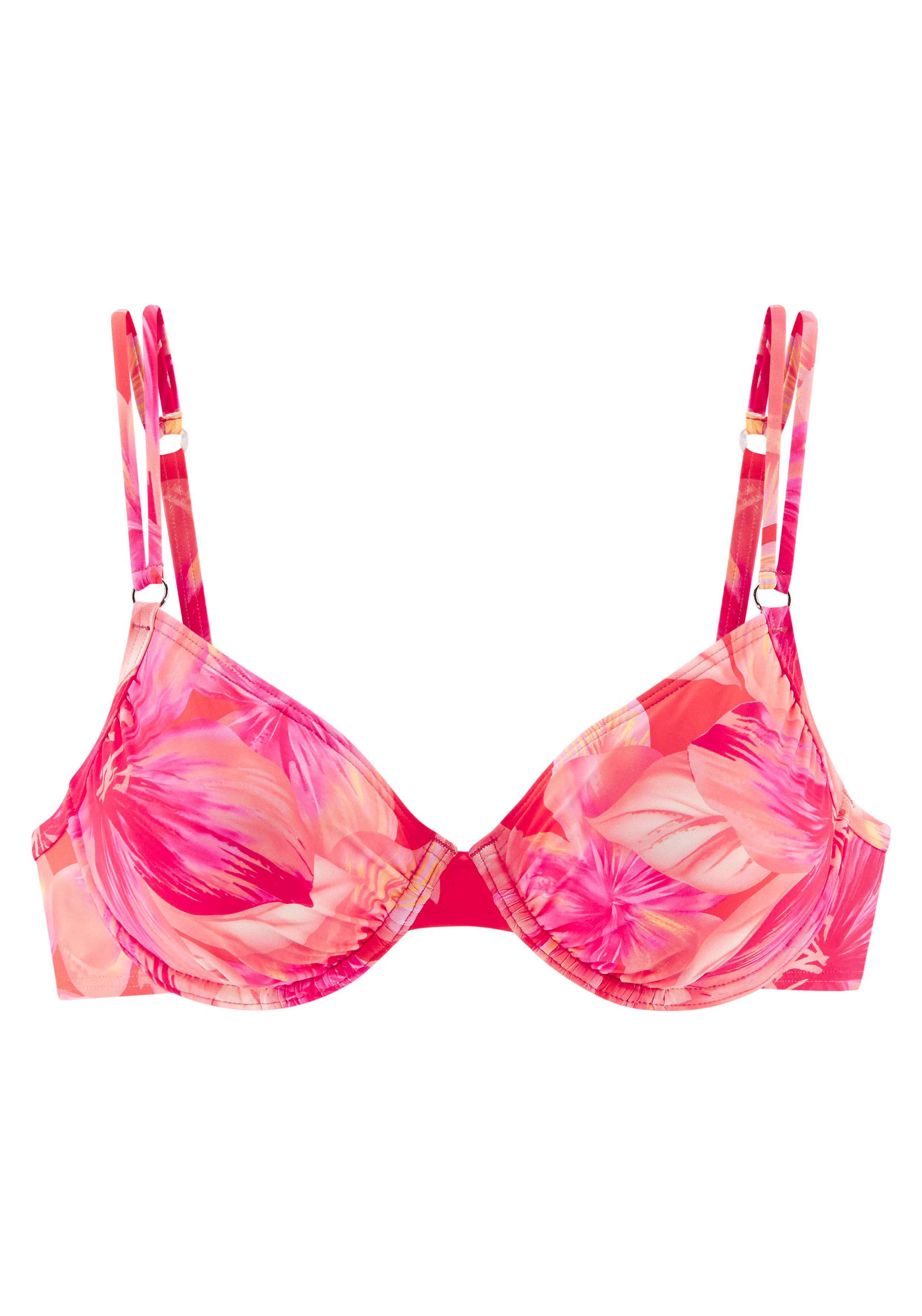 s.Oliver Bügel-Bikini-Top Jayce, mit goldfarbigen Zierringen