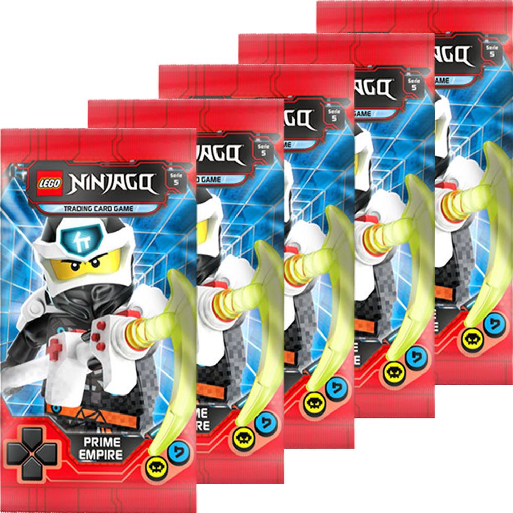 Blue Ocean Sammelkarte LEGO Ninjago - Serie 5 Trading Cards - 5 Booster - Deutsch