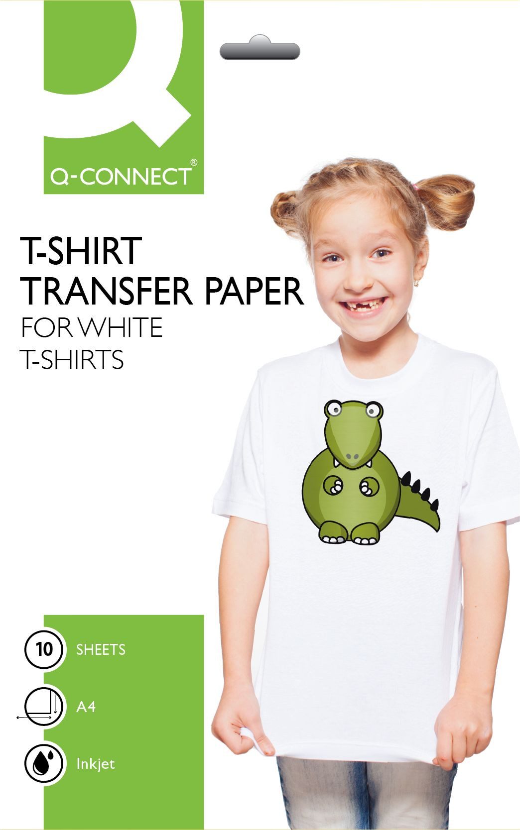 Q-Connect Dekorationsfolie Q-Connect® KF01430 T-Shirt Transferfolie - A4, 0,10 mm, 10 Folien