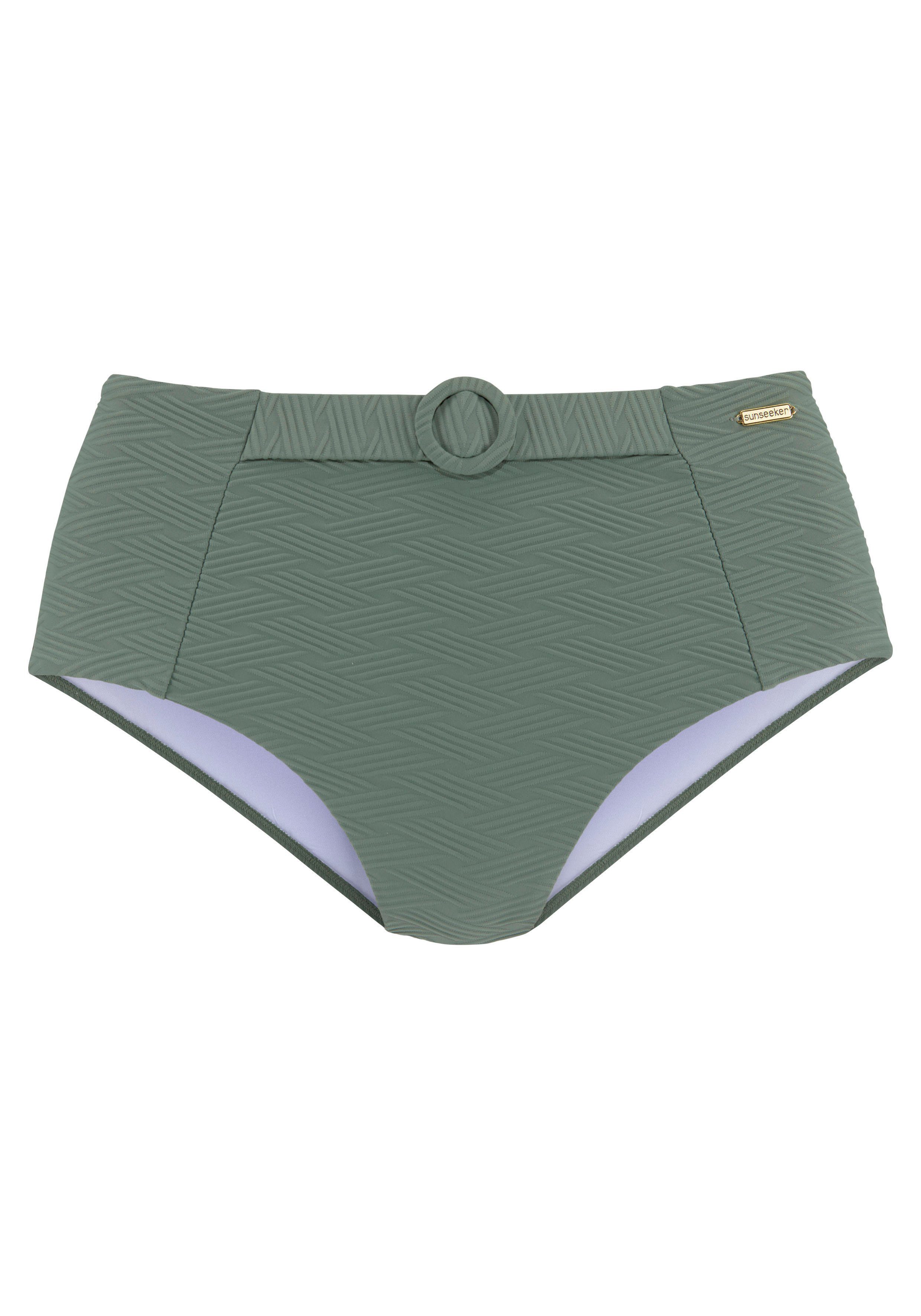Sunseeker Highwaist-Bikini-Hose Loretta mit Ziergürtel günstig online kaufen