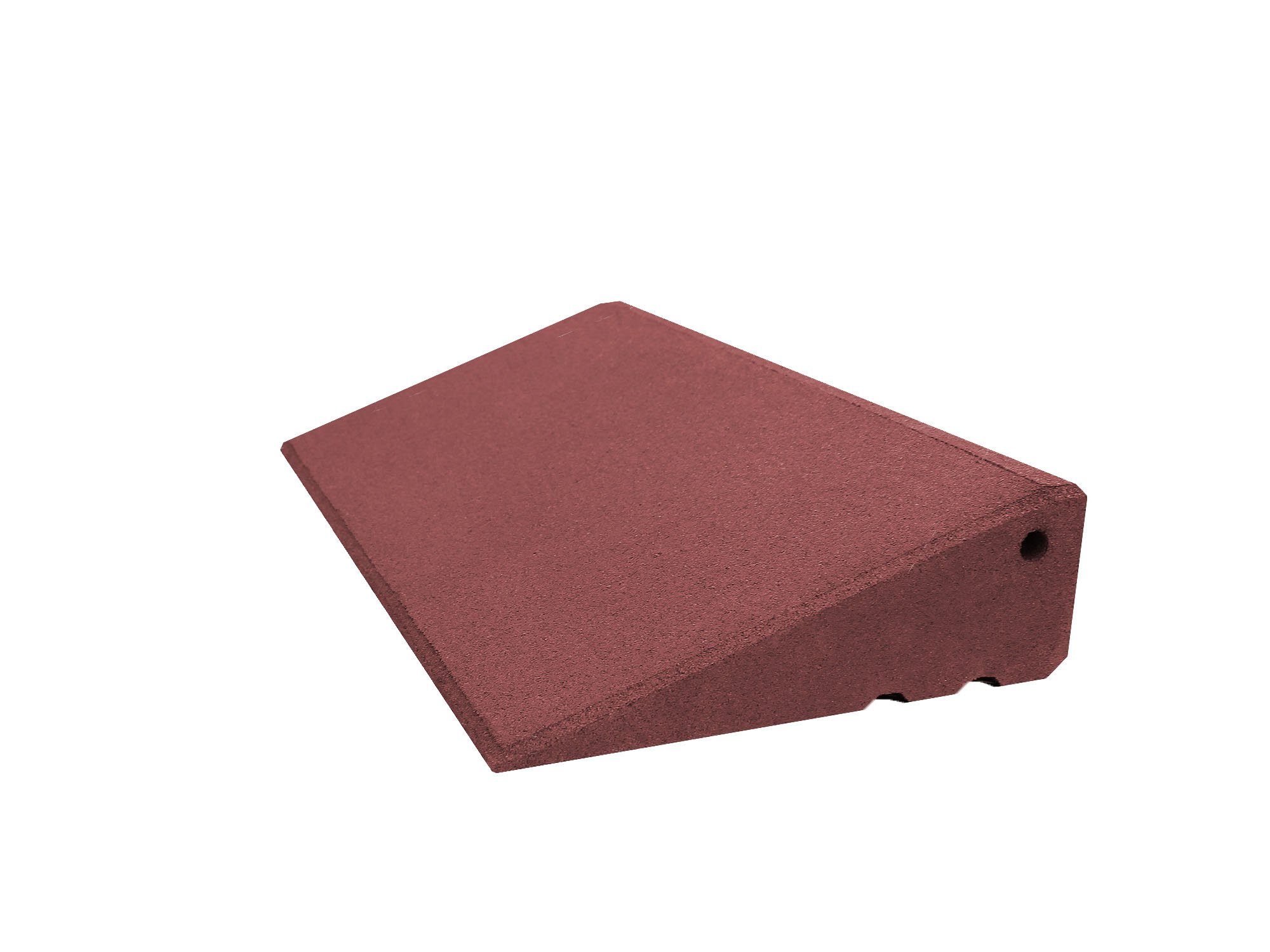 RO-FLEX Auffahrrampe Rampe Pro 95 mm hoch aus Gummigranulat LxBxH 500 x 280 x 95 mm