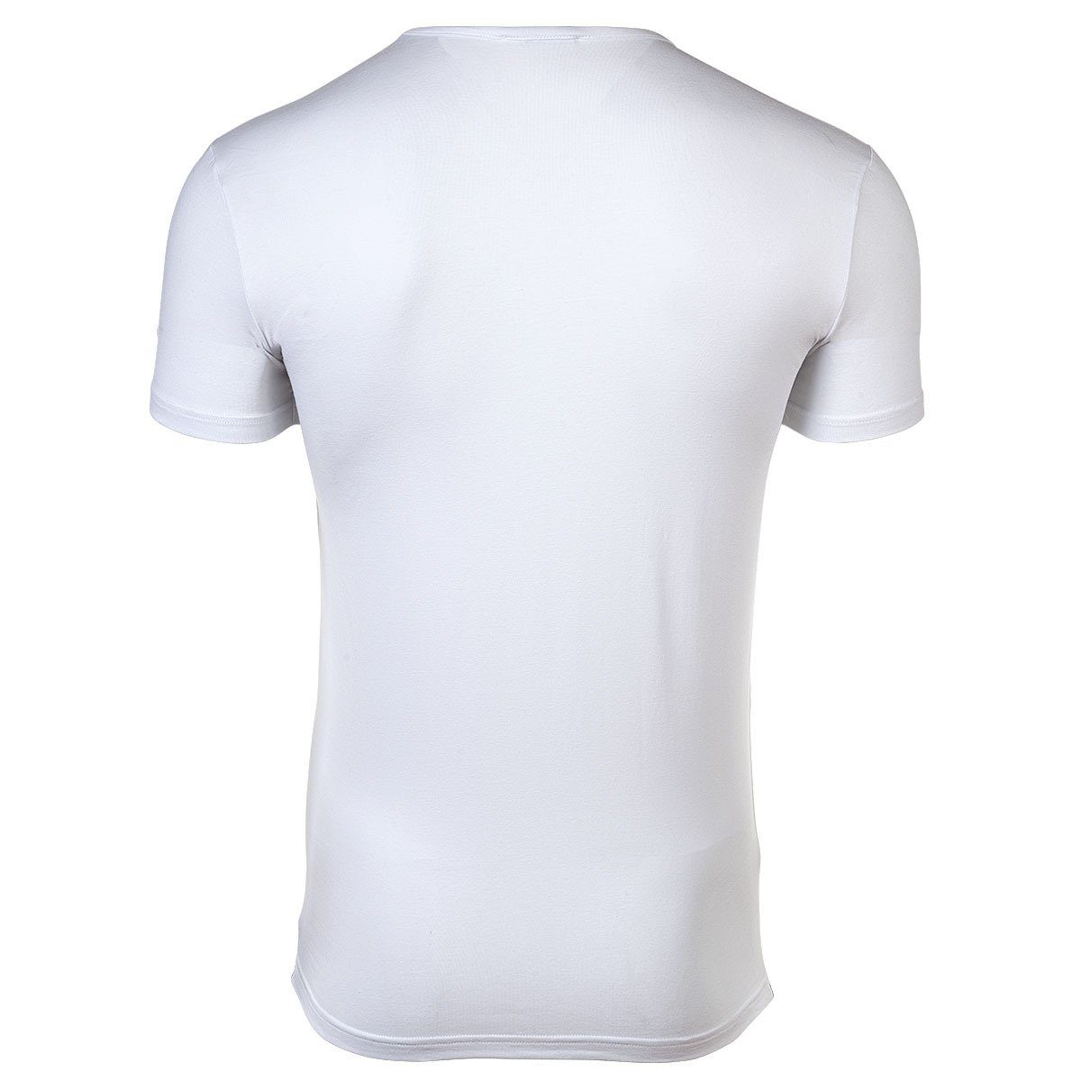 - Versace Herren Weiß T-Shirt Unterhemd, Rundhals, Stretch T-Shirt