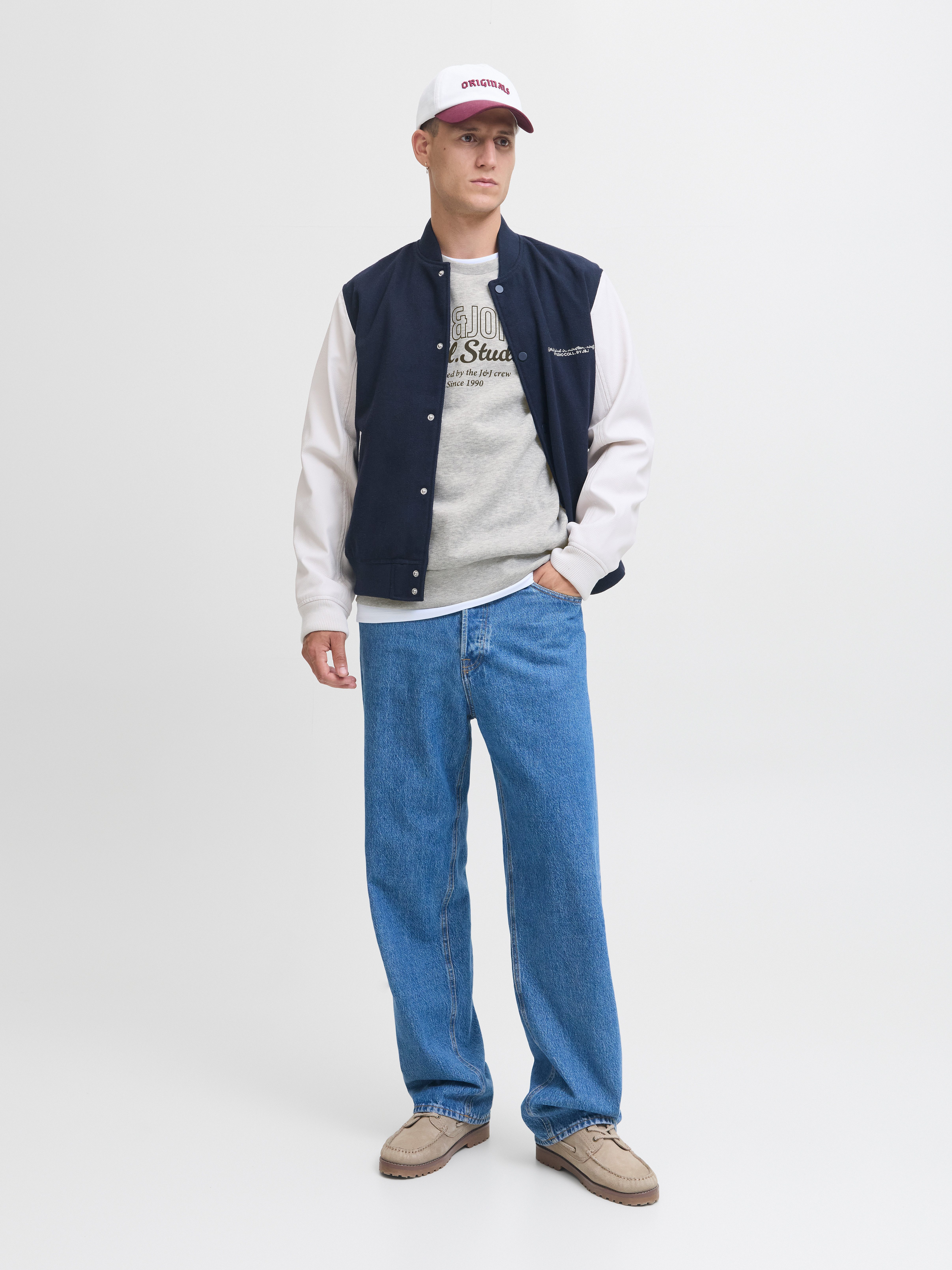 Jack & Jones Sweatshirt JJMAKOTO SWEAT CREW NECK – Bild 4 von 5