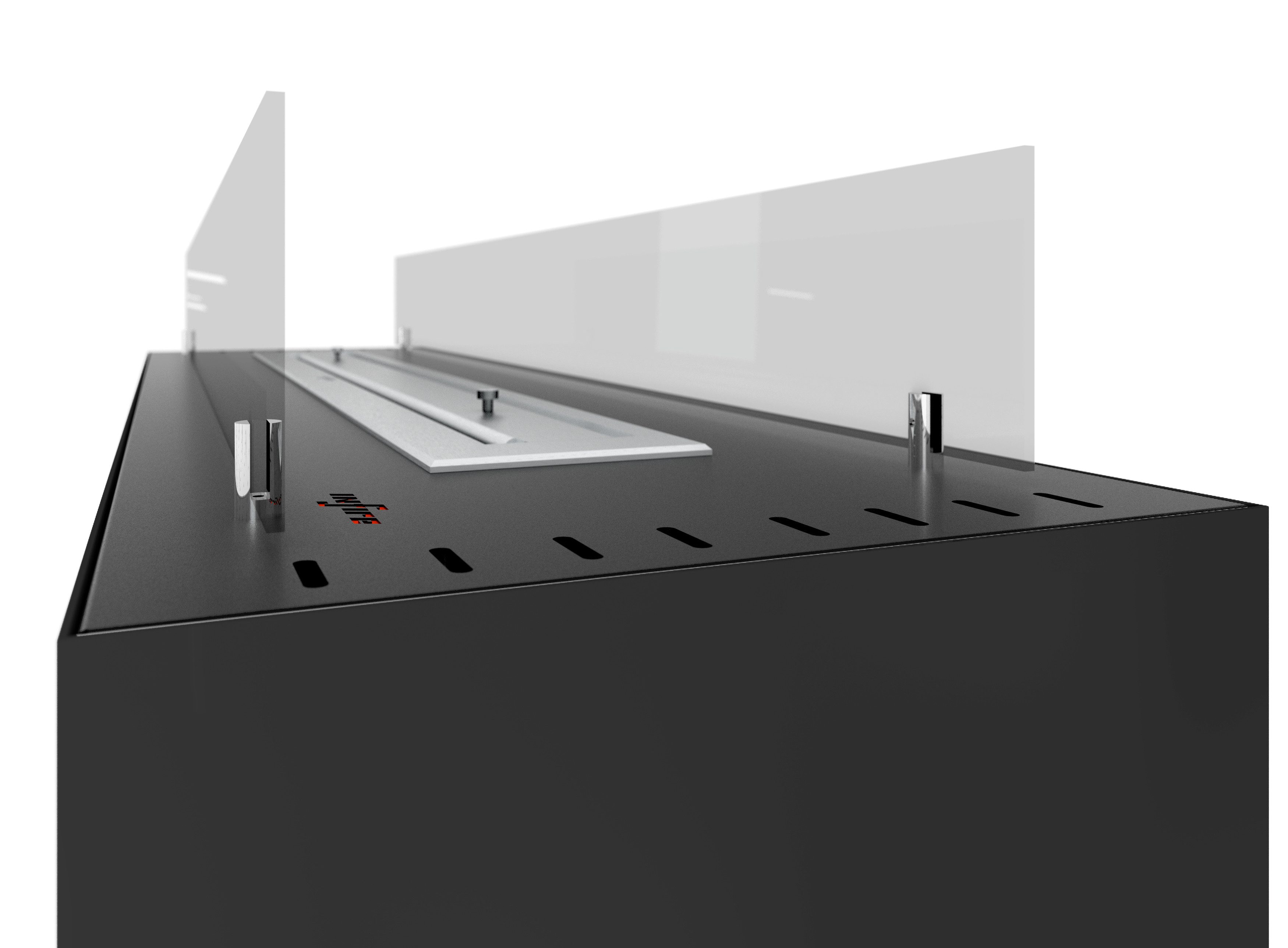 Infire Echtfeuer-Dekokamin Incube Ethanolkamin, Heizfunktion