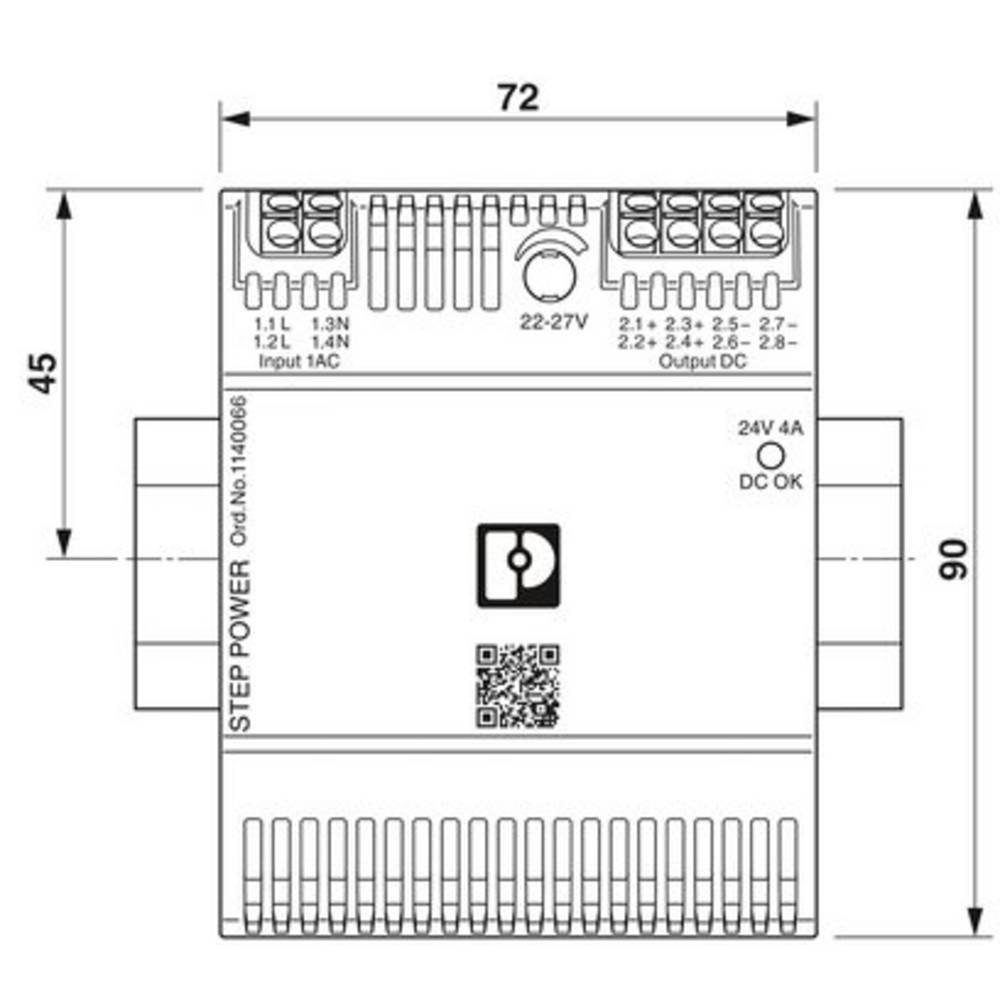 Phoenix Contact Stromversorgung STEP-PS 1140066 Hutschienen-Netzteil