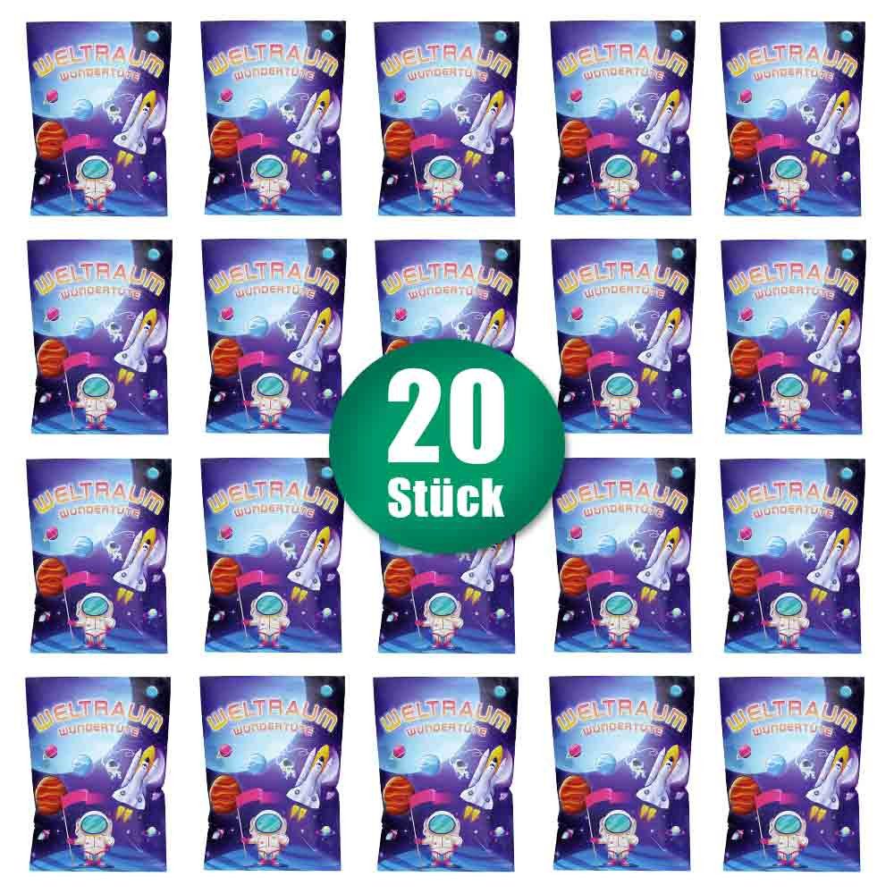BEMIRO Wundertüte Wundertüten Set 20x "Weltraum" gefüllt