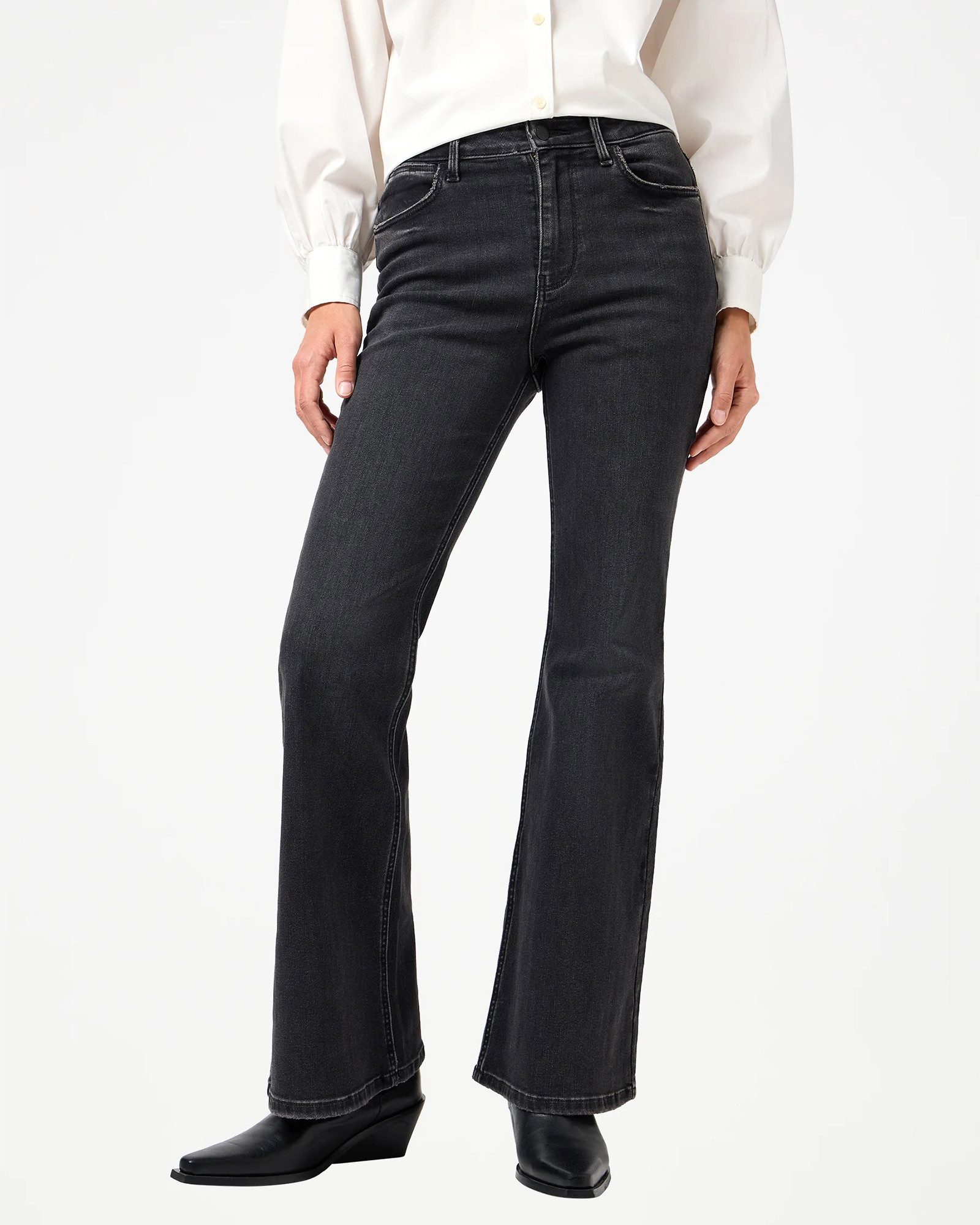 Wrangler Bootcut-Jeans High Waist Superstretch Jeans - FIERCE FLARE CONSTEL günstig online kaufen