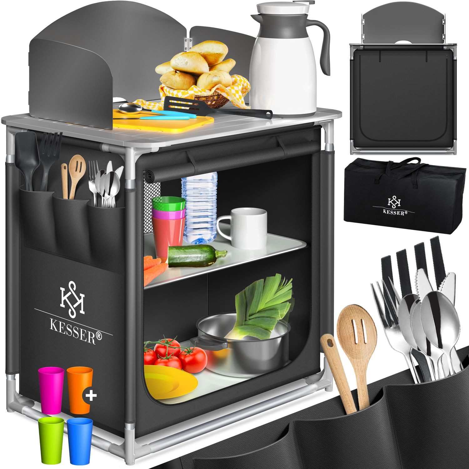 KESSER Campingschrank Campingschrank, Campingküche mit Aluminiumgestell günstig online kaufen