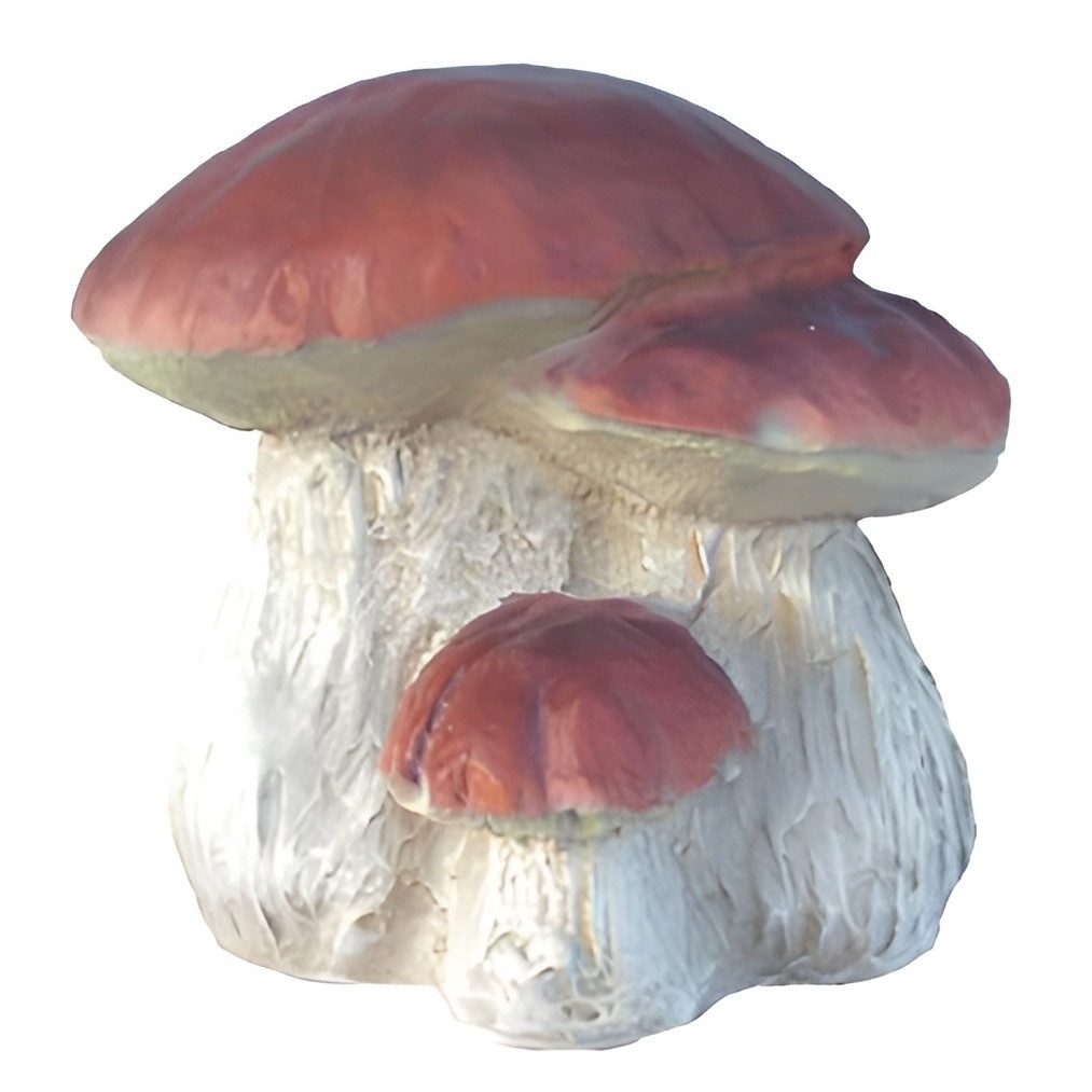 Skulptur Pilz Haus Statue Garten Figuren Deko Statuen und Figuren