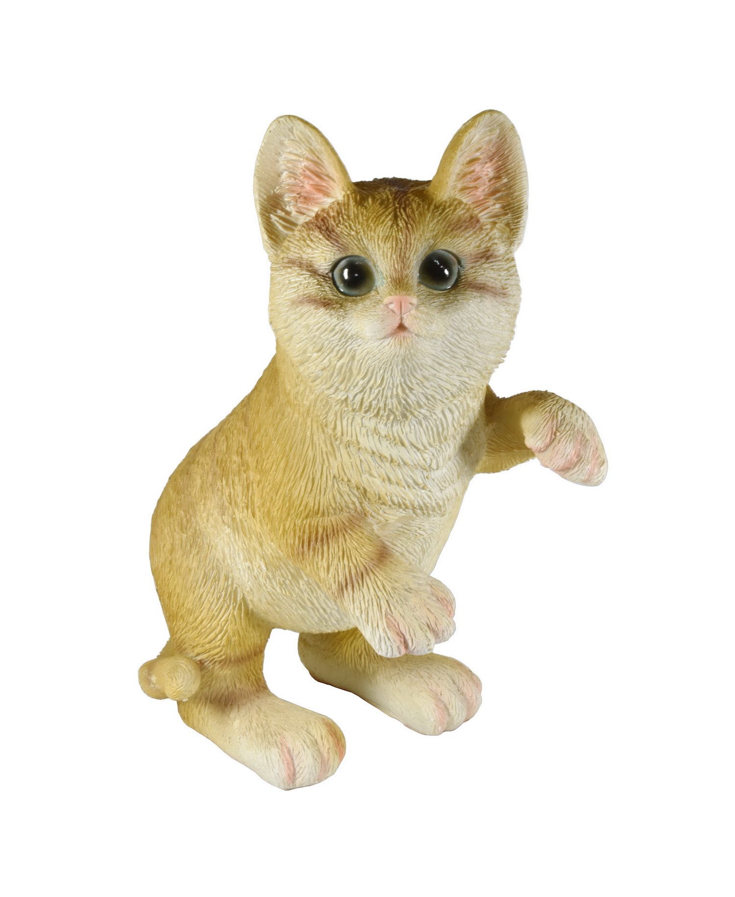 Kaufhaus le petit Tierfigur Katze Deko Garten Tier Katzen Figur Skulptur Paar Kind Baby Statue, Dekofigur Dekoskulptur Dekoobjekt aus Polyresin (Kunststein)