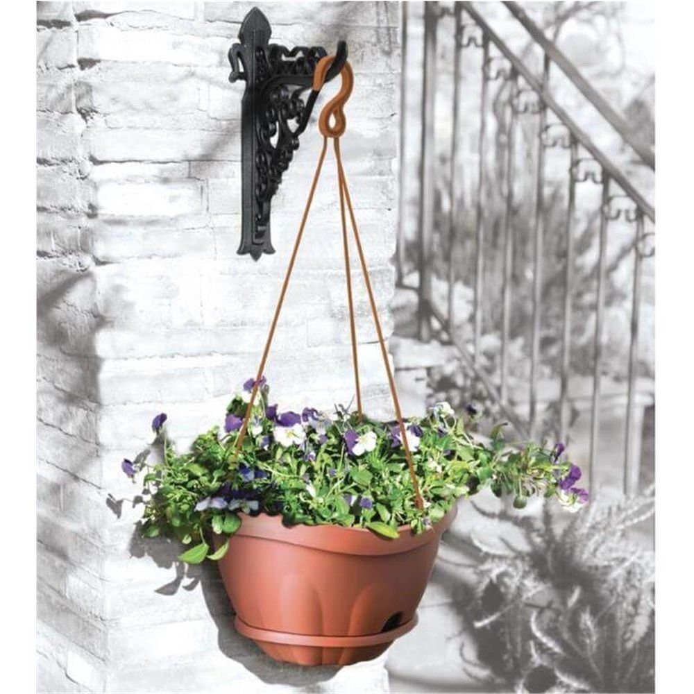 und Hängeampel Halterung Kette Blumentopf GarPet Pflanzenampel Wand Blumenampel mit terracotta