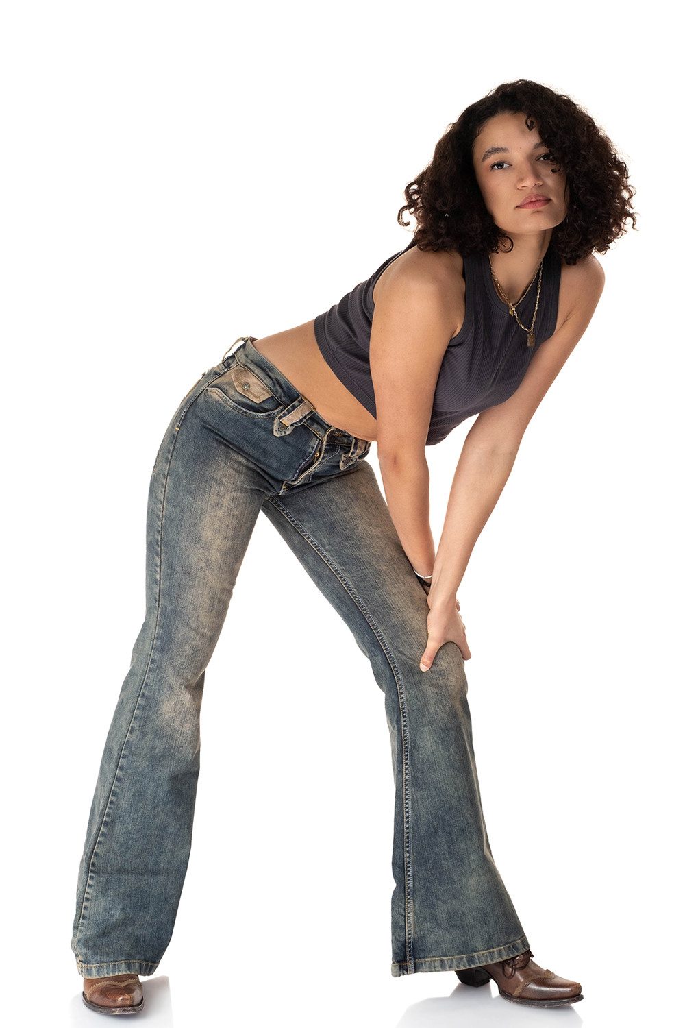 Comycom Schlagjeans Damen STAR REBEL