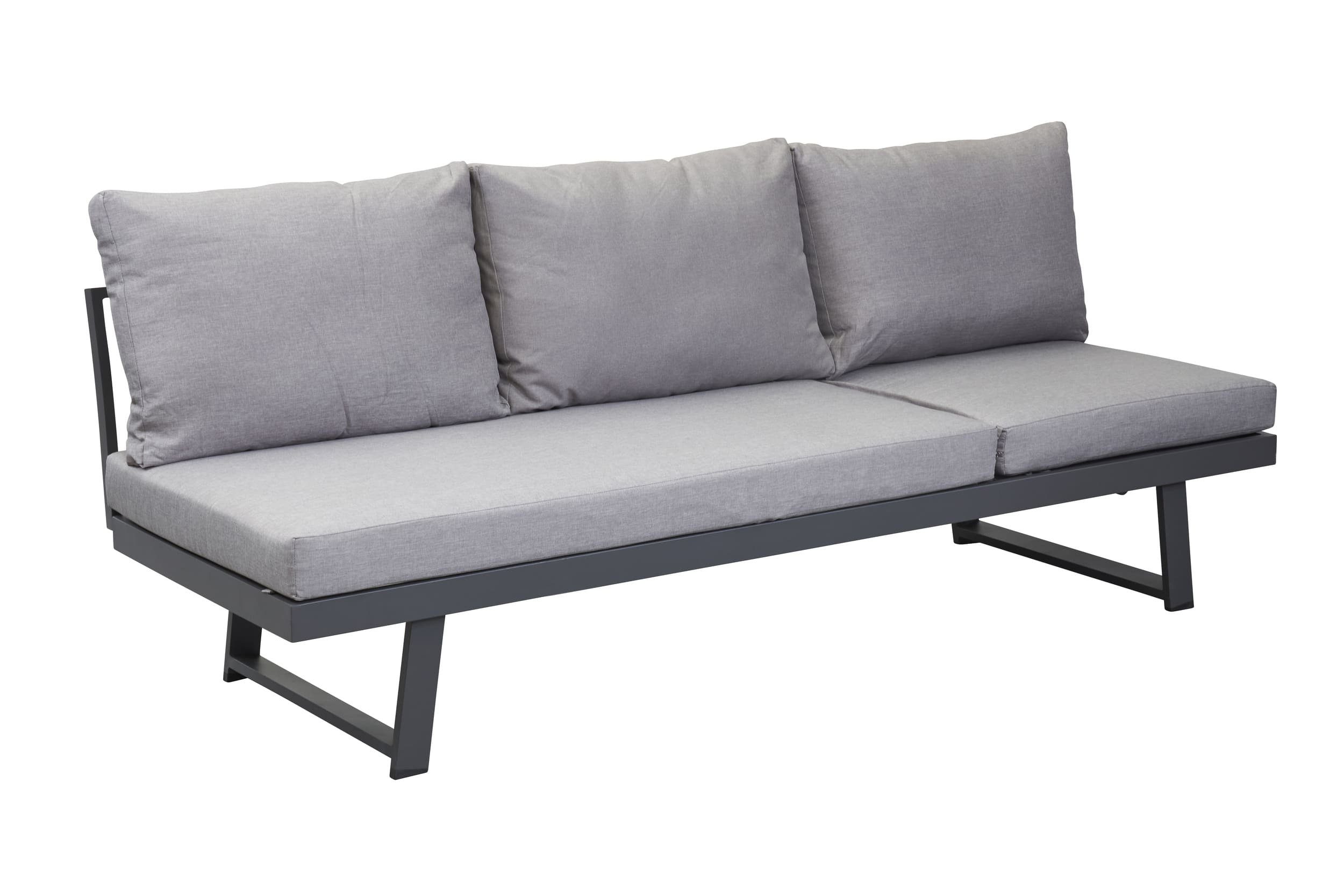 LC anthrazit LC Garden Garden 3-Sitzer Polstergarnitur Multifunktionssofa »Sunewo« Loungesofa