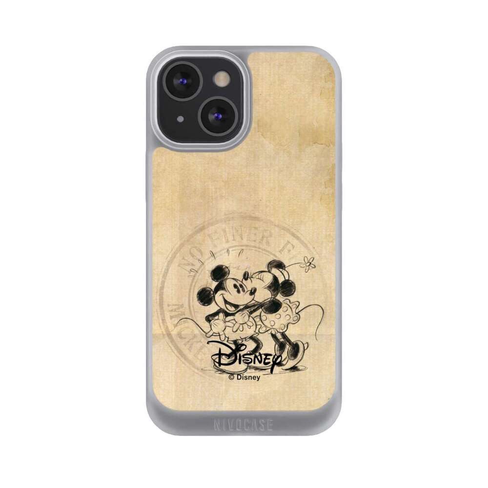 NIVOCASE Handyhülle Mickey Mouse Minnie Mouse Vintage Minnie&Mickey, Apple iPhone 13 Mini Handyhülle Hülle NIVOpure Case Frozen