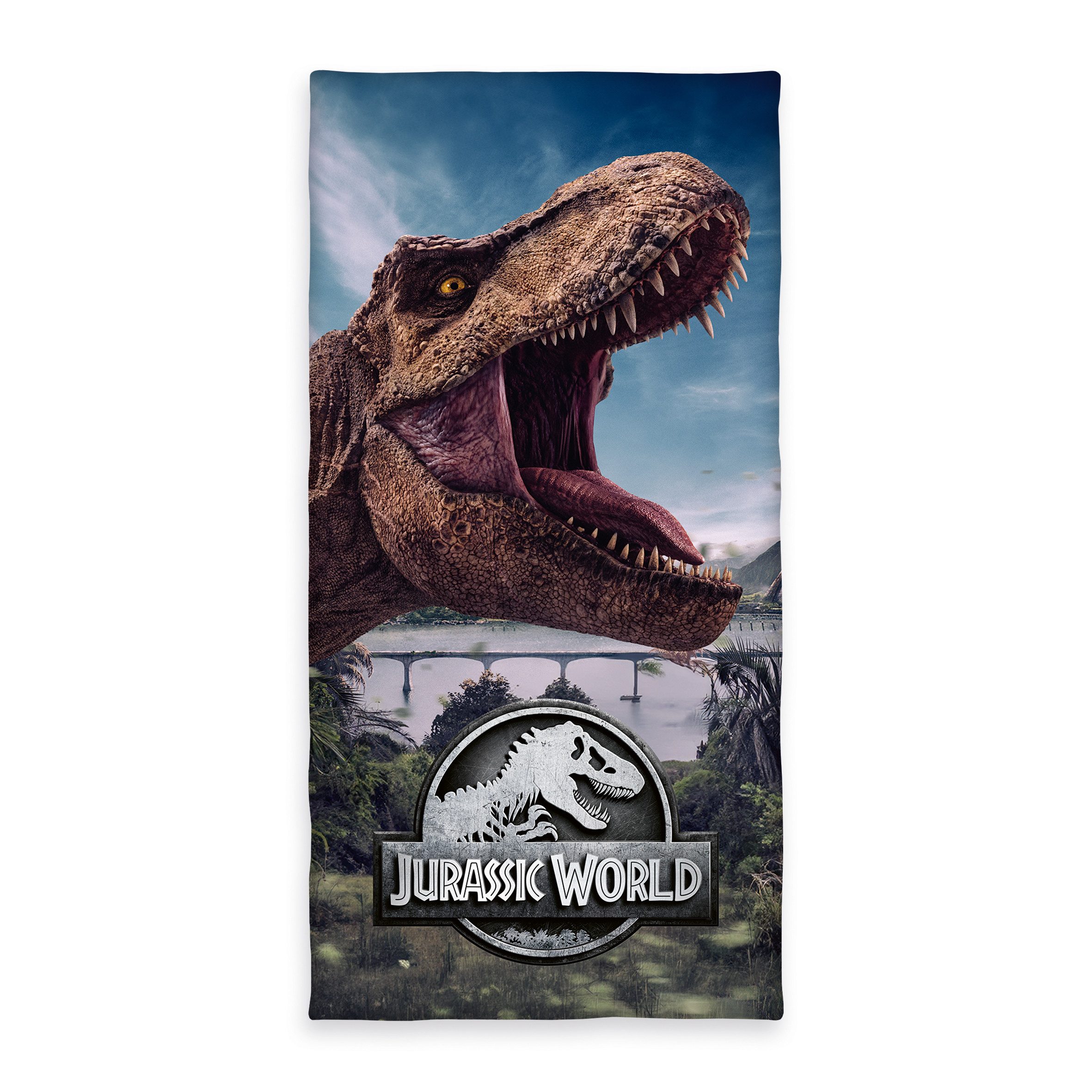 Brilliant Badetuch / Jurassic World / 75x150cm / 100% Baumwolle, 100% Baumwolle