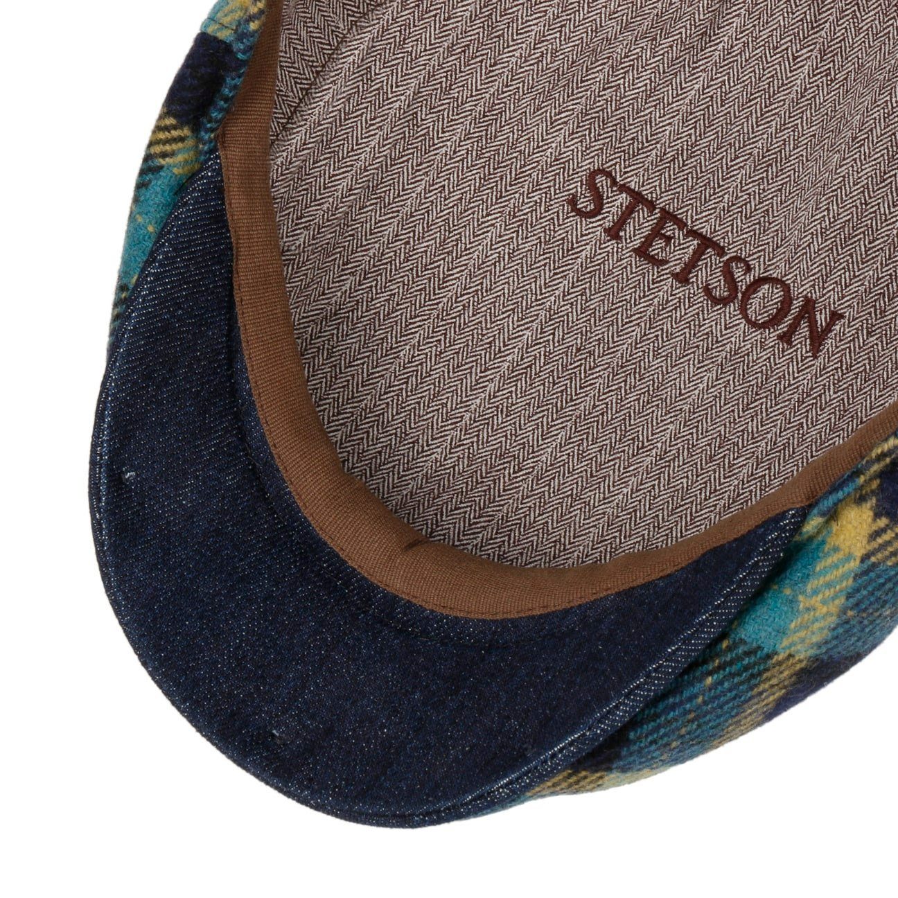 Stetson Flat Cap (1-St) Schirmmütze mit Schirm, Made in the EU