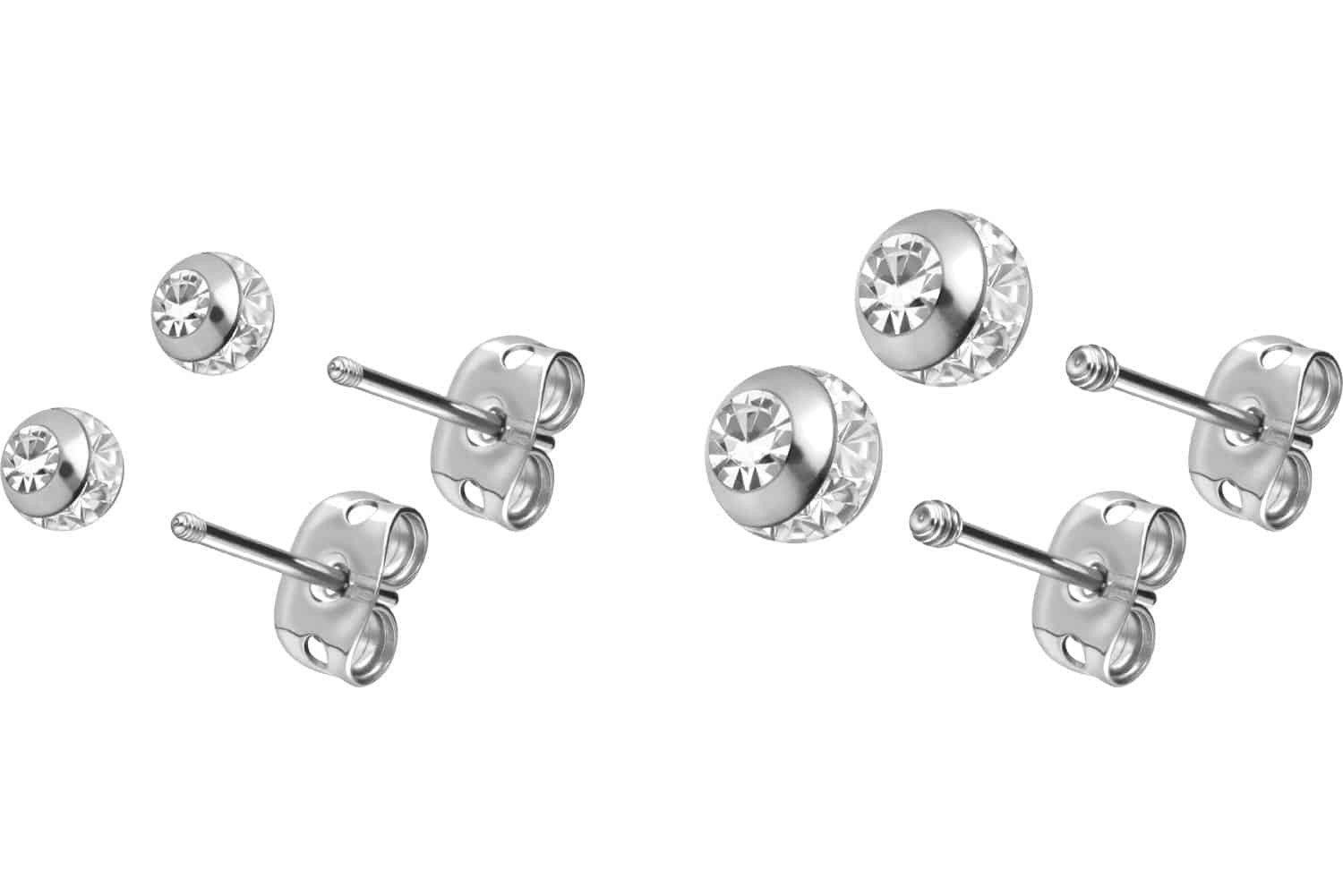 FILANGO Paar Ohrstecker Titan Ohrstecker EPOXY-RING-KUGEL günstig online kaufen