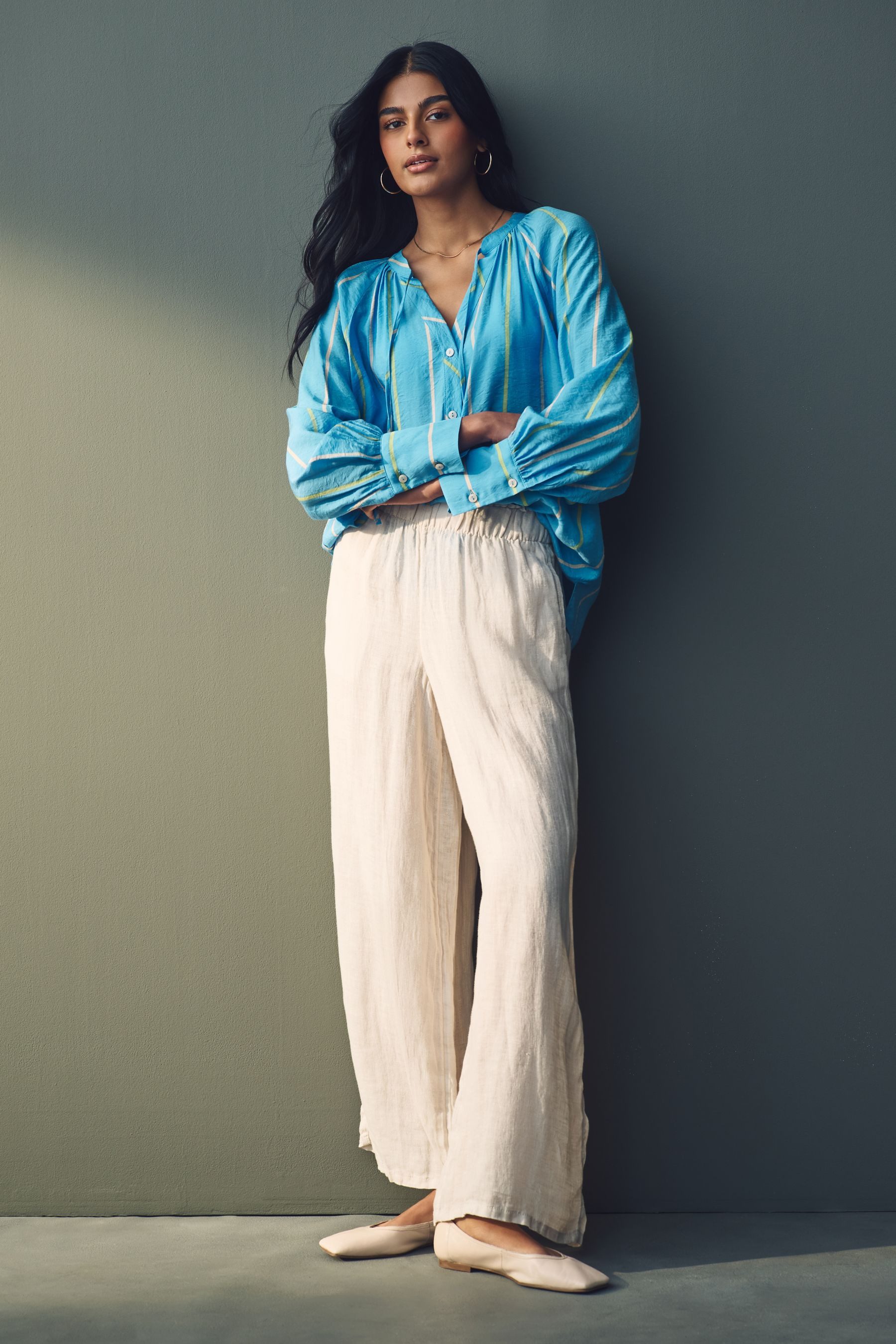 Next Langarmbluse Langärmelige Schluppenbluse (1-tlg)