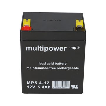 Multipower Multipower Blei-Akku MP 5,4 -12 Pb 12V 5,4Ah Bleiakkus