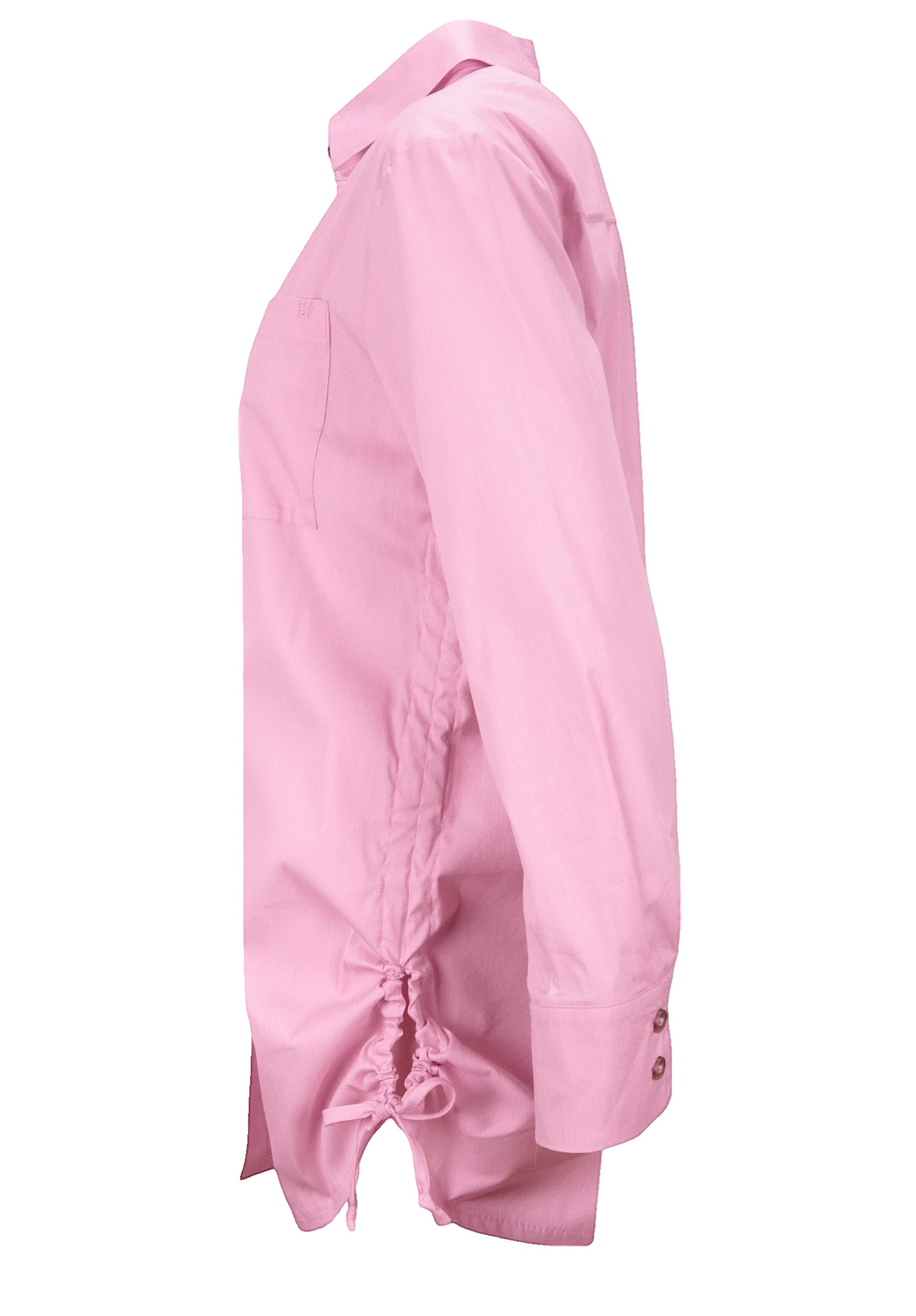 bianca Hemdbluse ANINA mit Hemdblusenkragen und Langarm