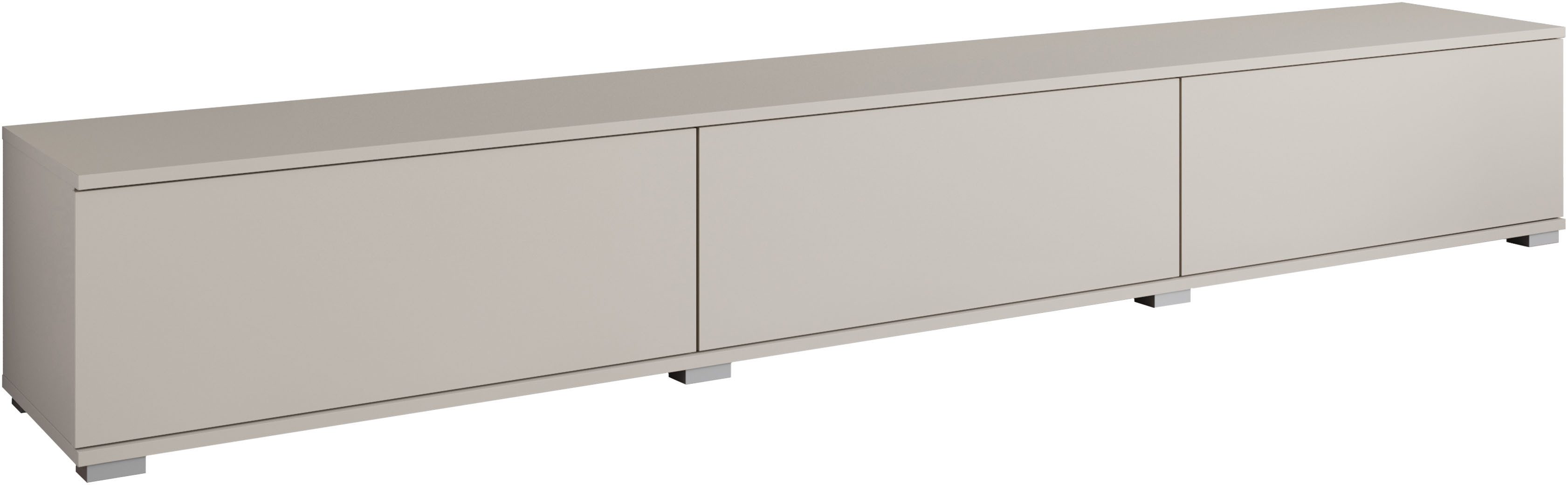 OTTO home Lowboard Kenia TV-Schrank, 220 cm breit, mit 3 Klappen (1 St), Stand- oder Hängemontage, stilvolles Design – Bild 2 von 5