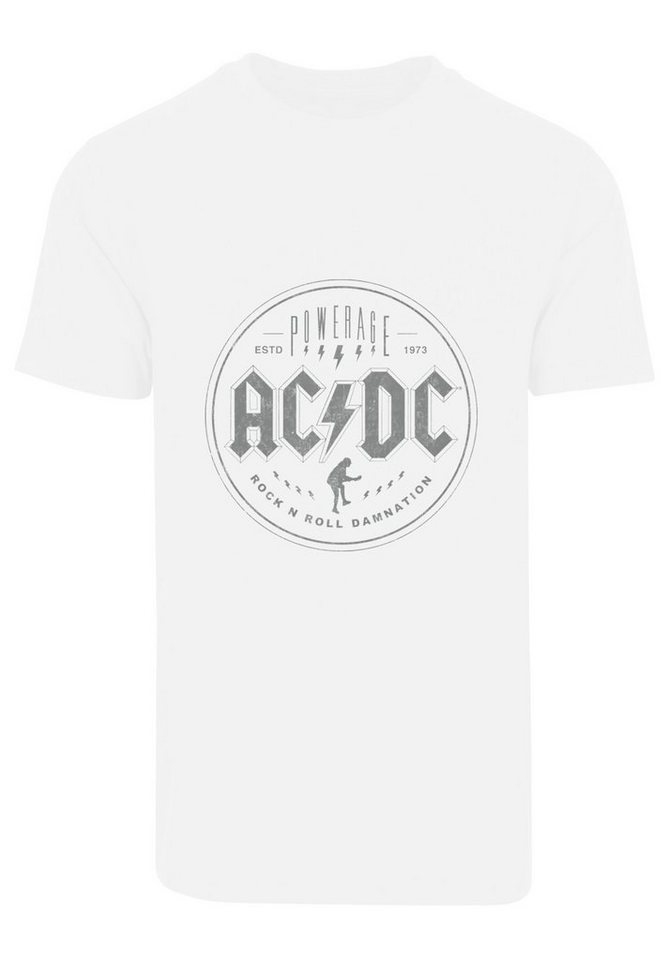 F4NT4STIC T-Shirt ACDC Rock N Roll Damnation für Kinder & Herren Print