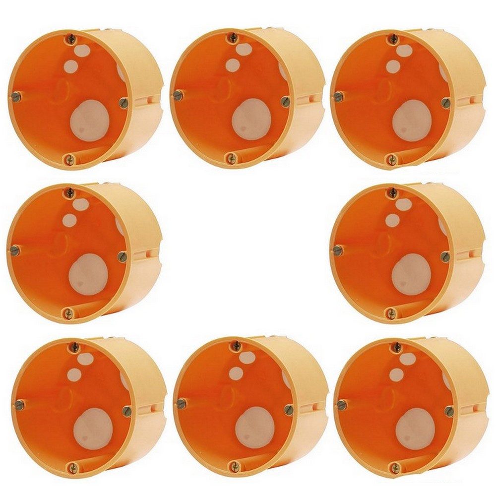 Steckdosenblende Hohlwanddose winddicht HK50 Ø68x48mm Gerätedose luftdicht HWD