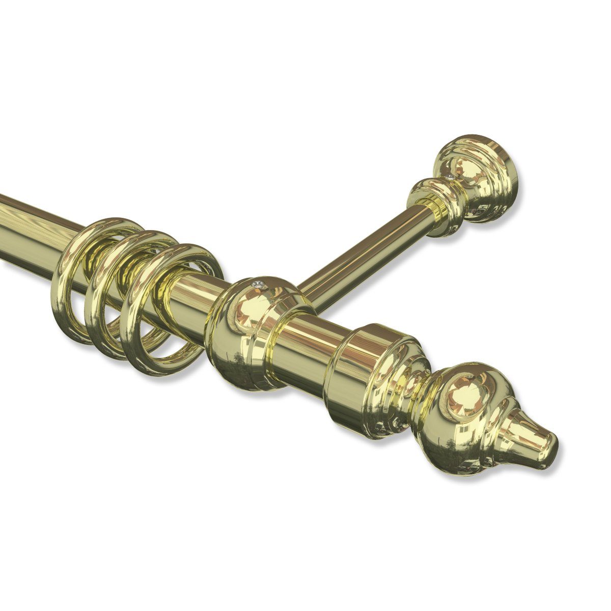 INTERDECO Gardinenstange Classic Rondo, Ø 28 mm, 1-läufig, Wandmontage, Dec günstig online kaufen