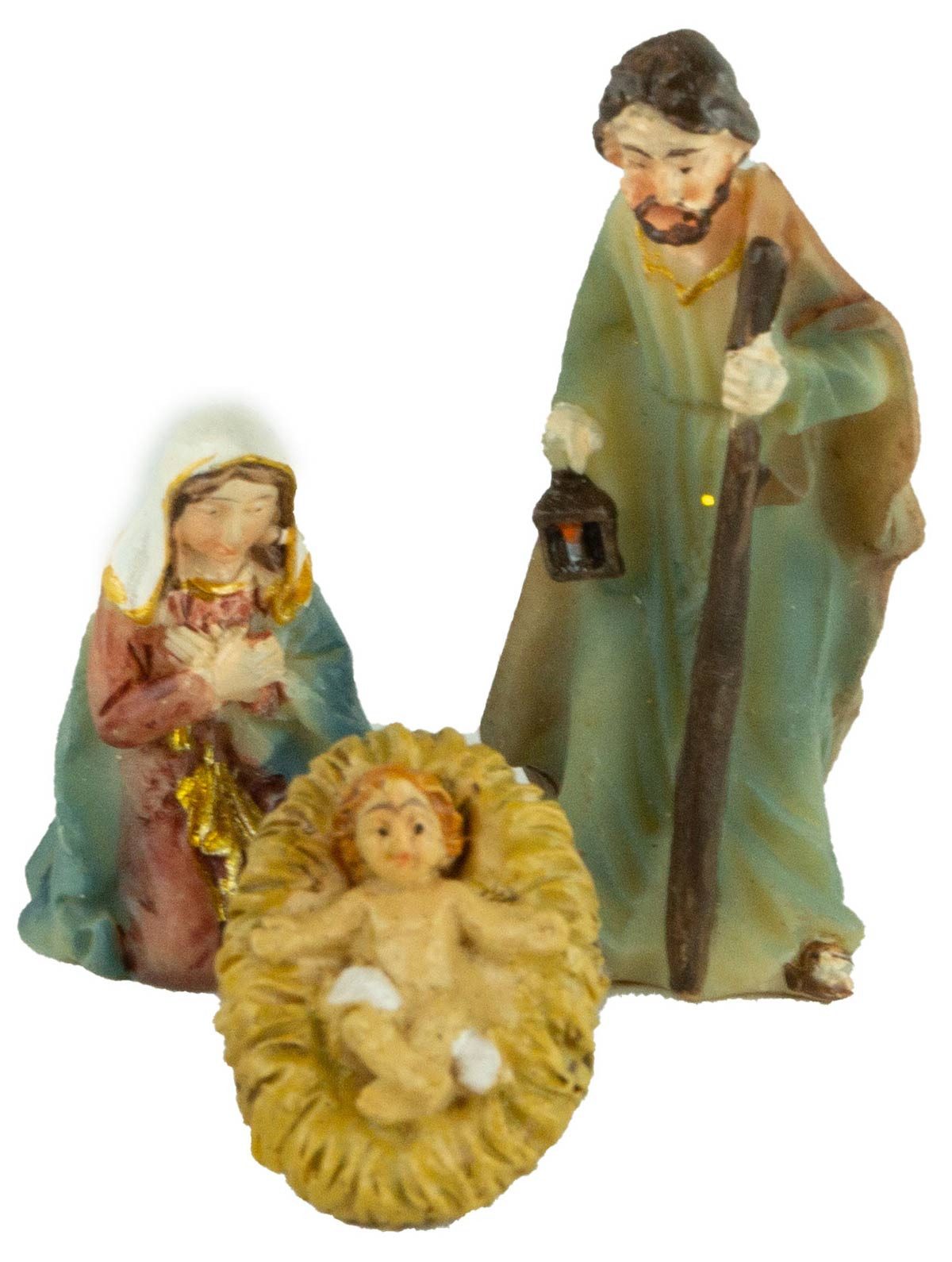 dekoprojekt Krippenfigur Krippenfiguren 11-tlg. K 111 (Set, 11 St., 11-tlg), handbemalte Krippenfiguren