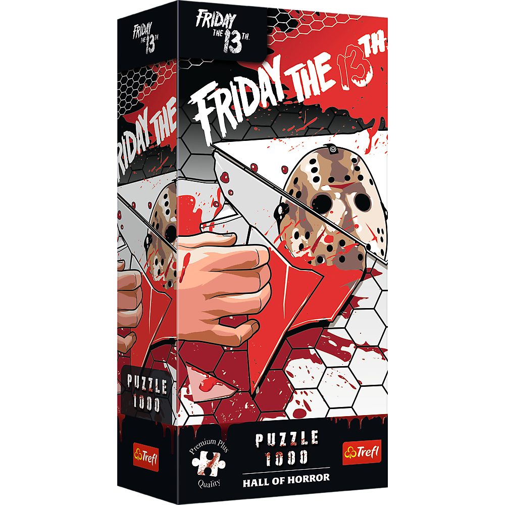 Trefl Puzzle Trefl, Hall of Horror, Freitag der 13., 1000 Teile Premium Plus Puzzle, 1000 Puzzleteile