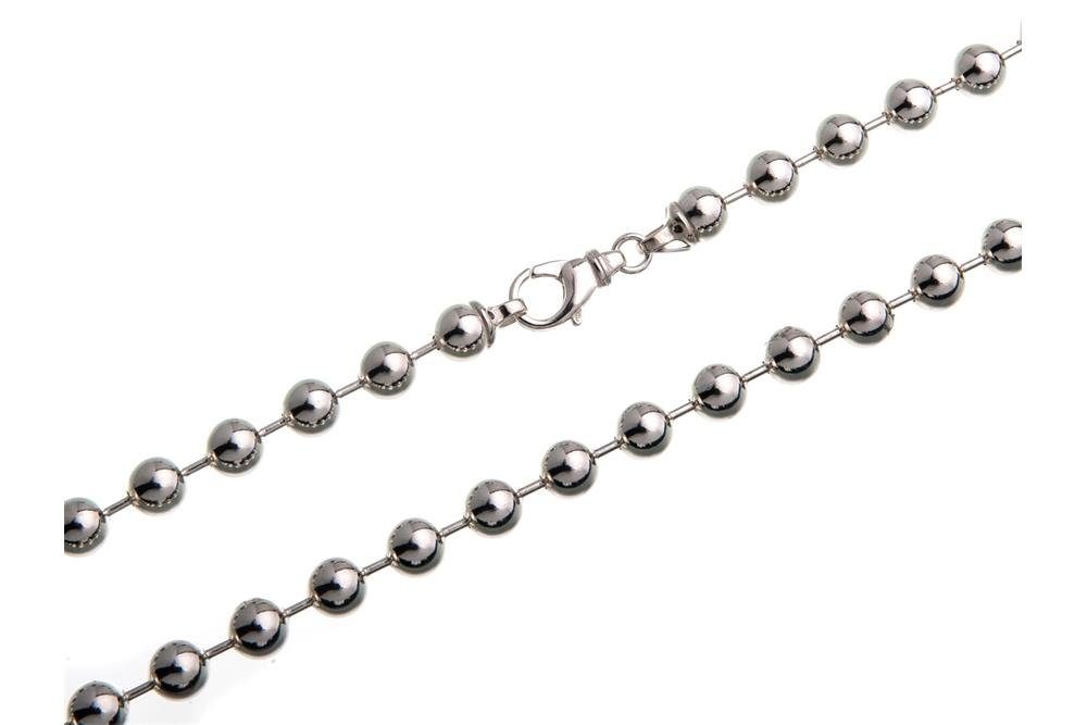 - Länge wählbar Silber, 925 40-100cm Silberkettenstore Kugelkette Silberkette von 8mm echt