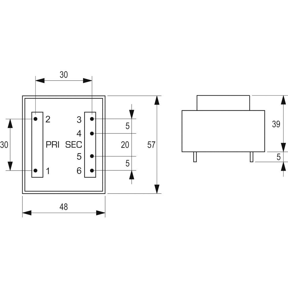 Block BLOCK VC 16/1/9 Printtransformator 1 x 230 V 1 x 9 V/AC 16 VA 1.77 A Trafo
