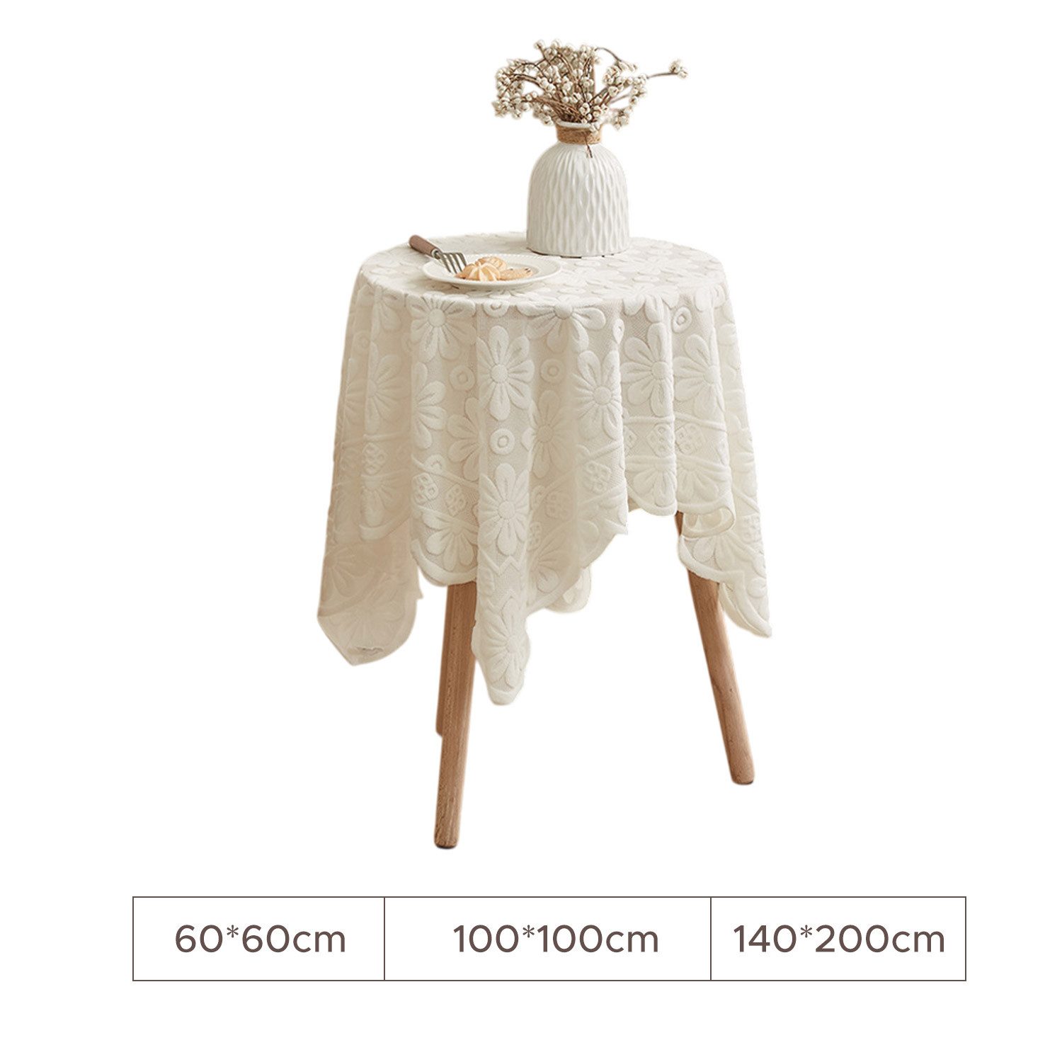 Refttenw Tischdecke Blumen Spitze Tischdecke Schicke günstig online kaufen