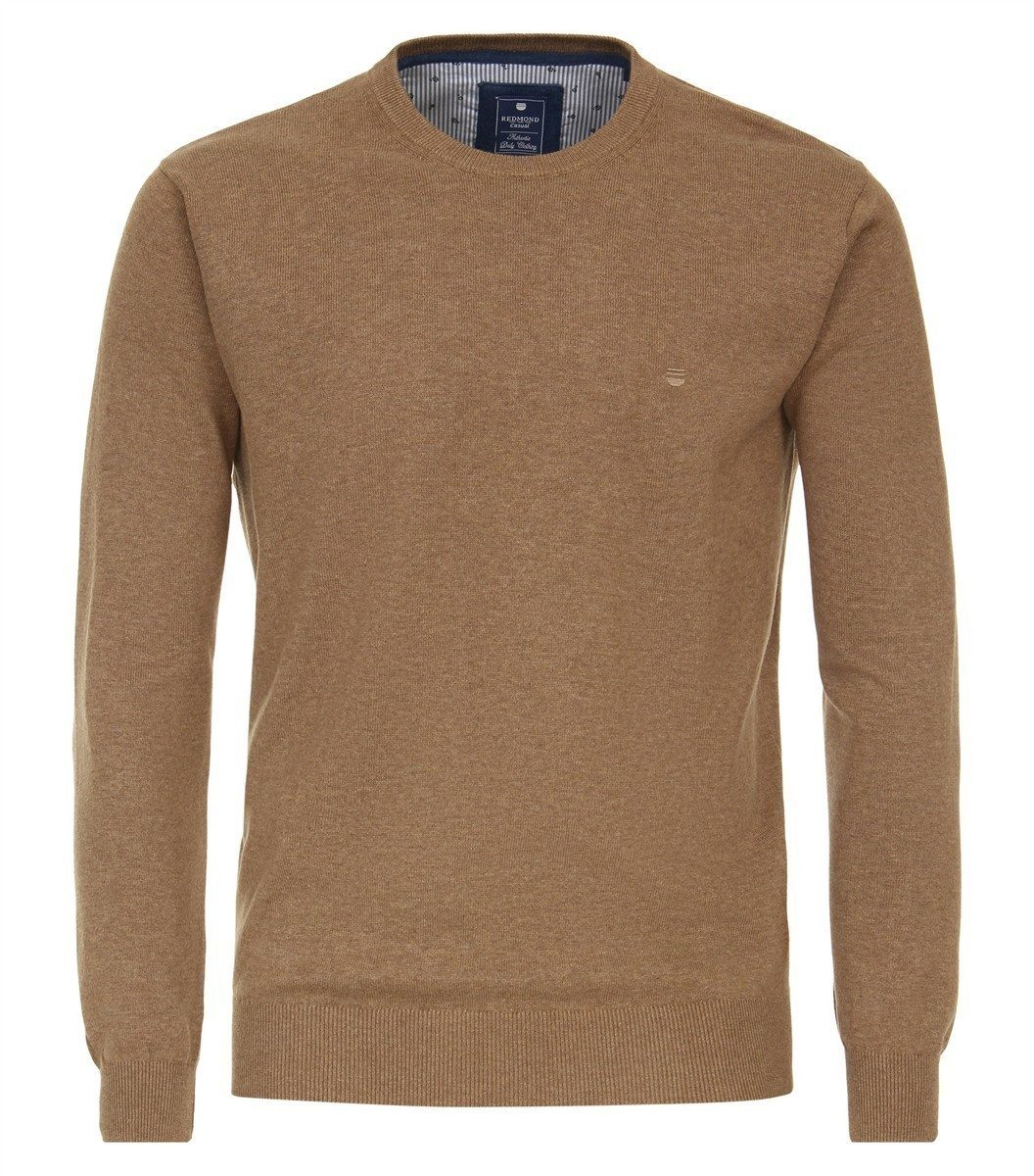 Redmond Rundhalspullover REDMOND Casual Herren Pullover Langarm Rundhals Co günstig online kaufen