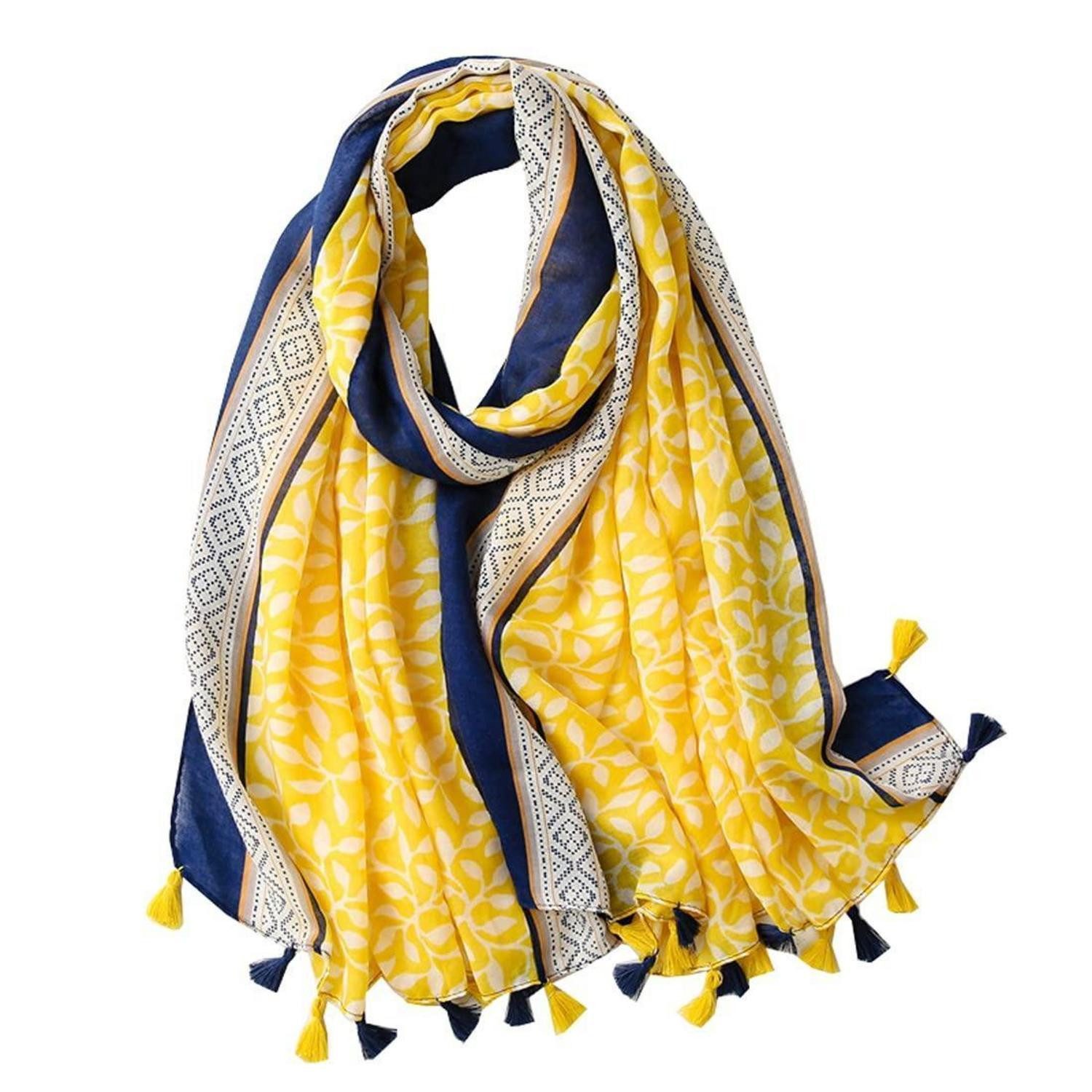 LuxusKollektion Halstuch Damen Halstuch Paisley Muster, (1-St)
