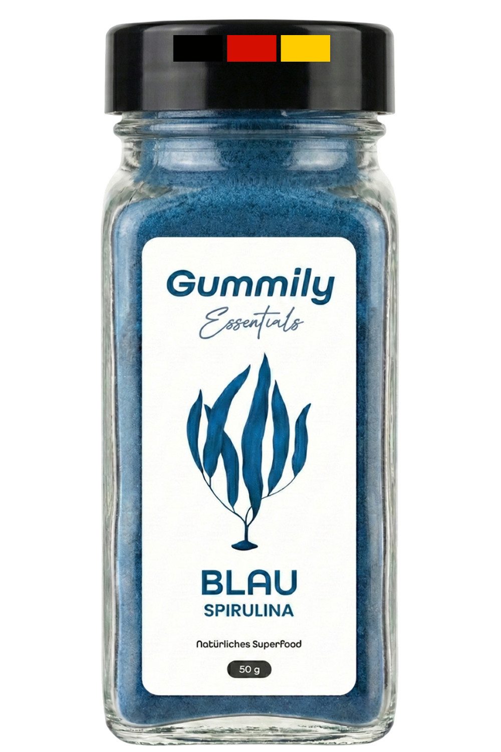 Gummily® Blau Spirulina Pulver (Arthrospira platensis) Pulver, 50 g