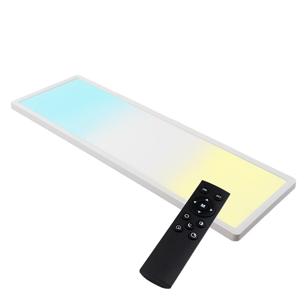 LUXULA Aufbauleuchte LUXULA LED Aufbauleuchte 24 W CCT einstellbar Weiß, Farbwechsler