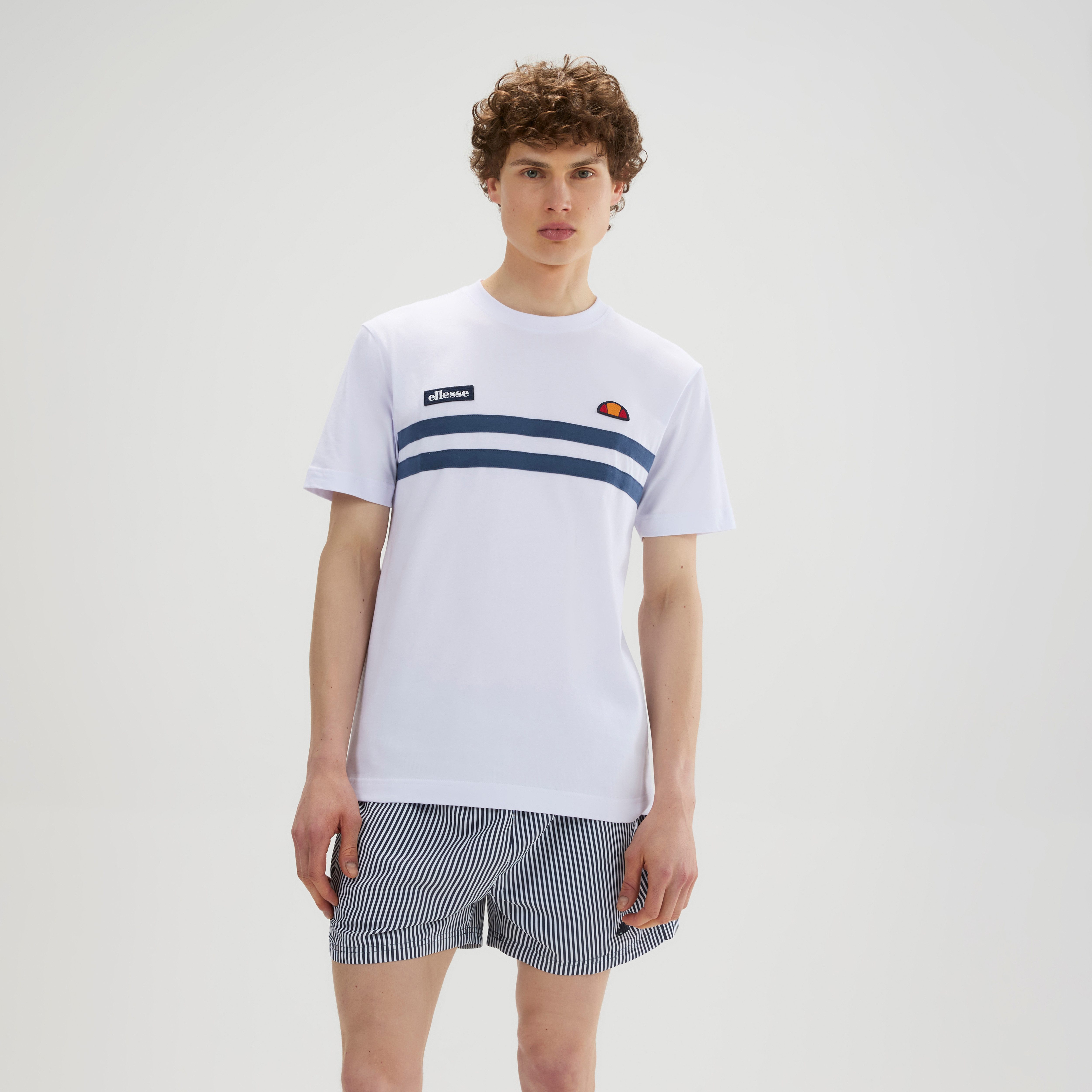 Ellesse T-Shirt VENIRE TEE Kurzarm, mit Rundhalsausschnitt, aus Baumwolle, normale Länge