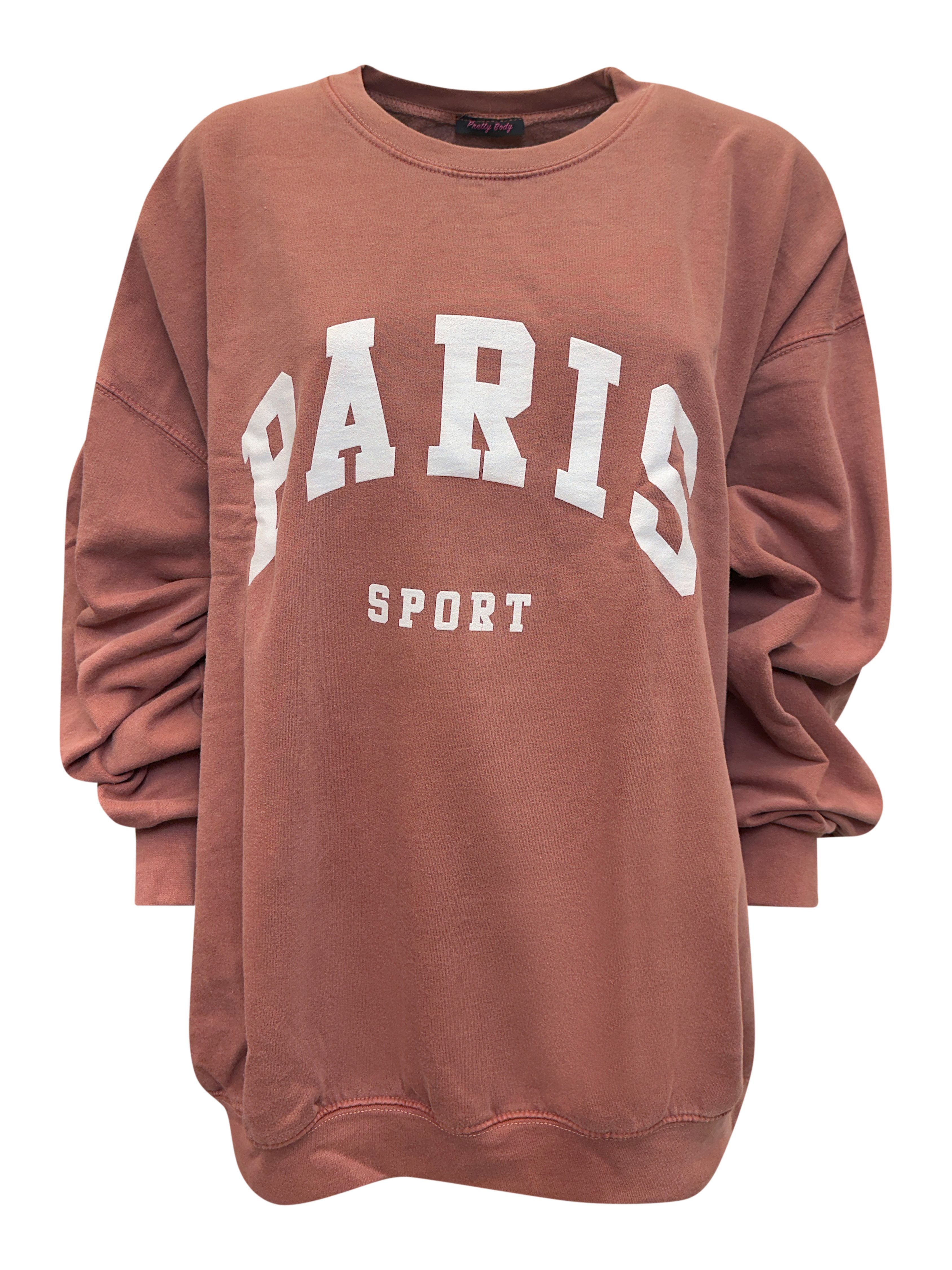 Worldclassca Longsweatshirt Worldclassca Oversized Sweatshirt PARIS SPORT L günstig online kaufen
