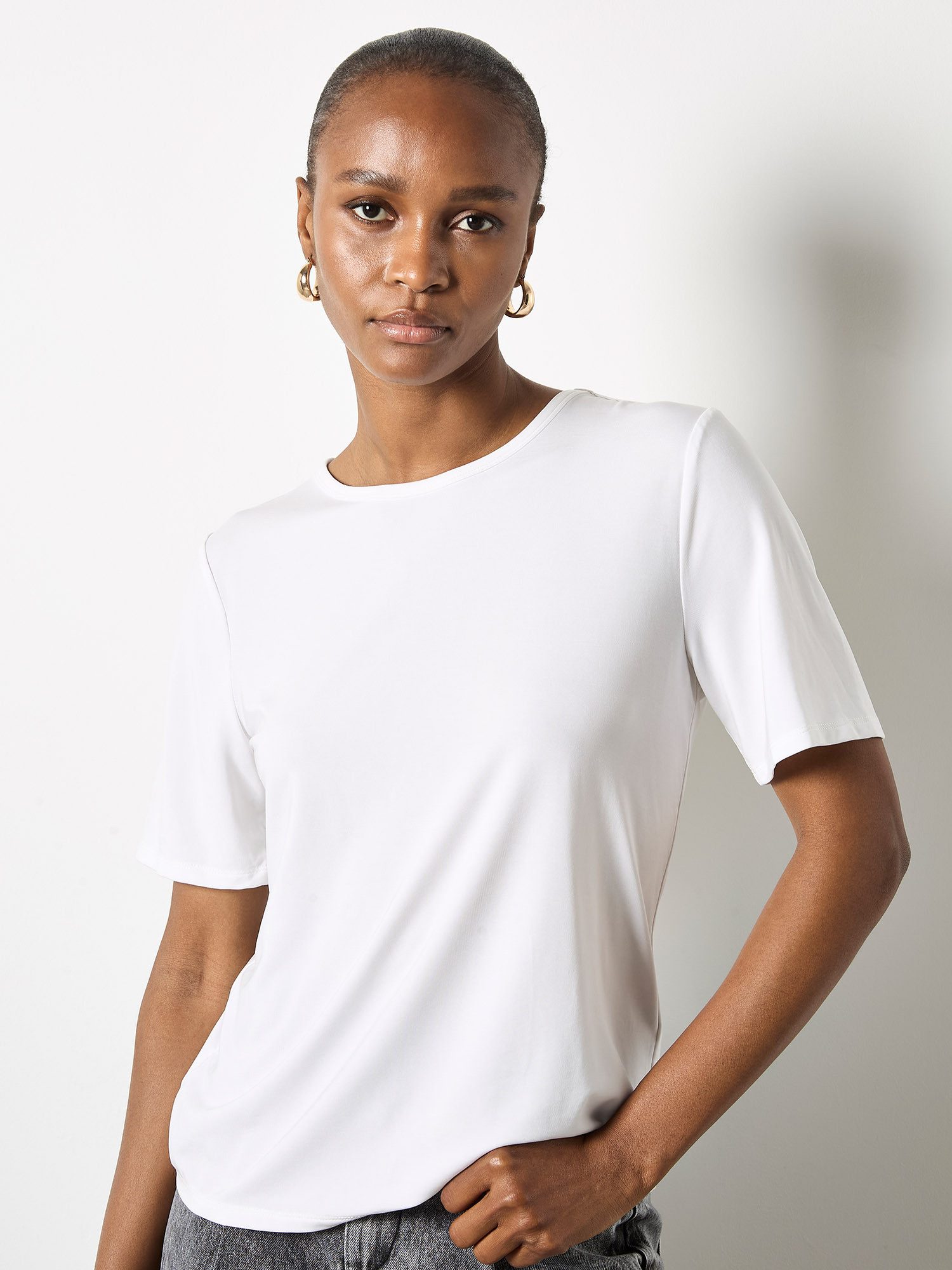 Apricot T-Shirt Basic T-Shirt aus elastischem Material günstig online kaufen