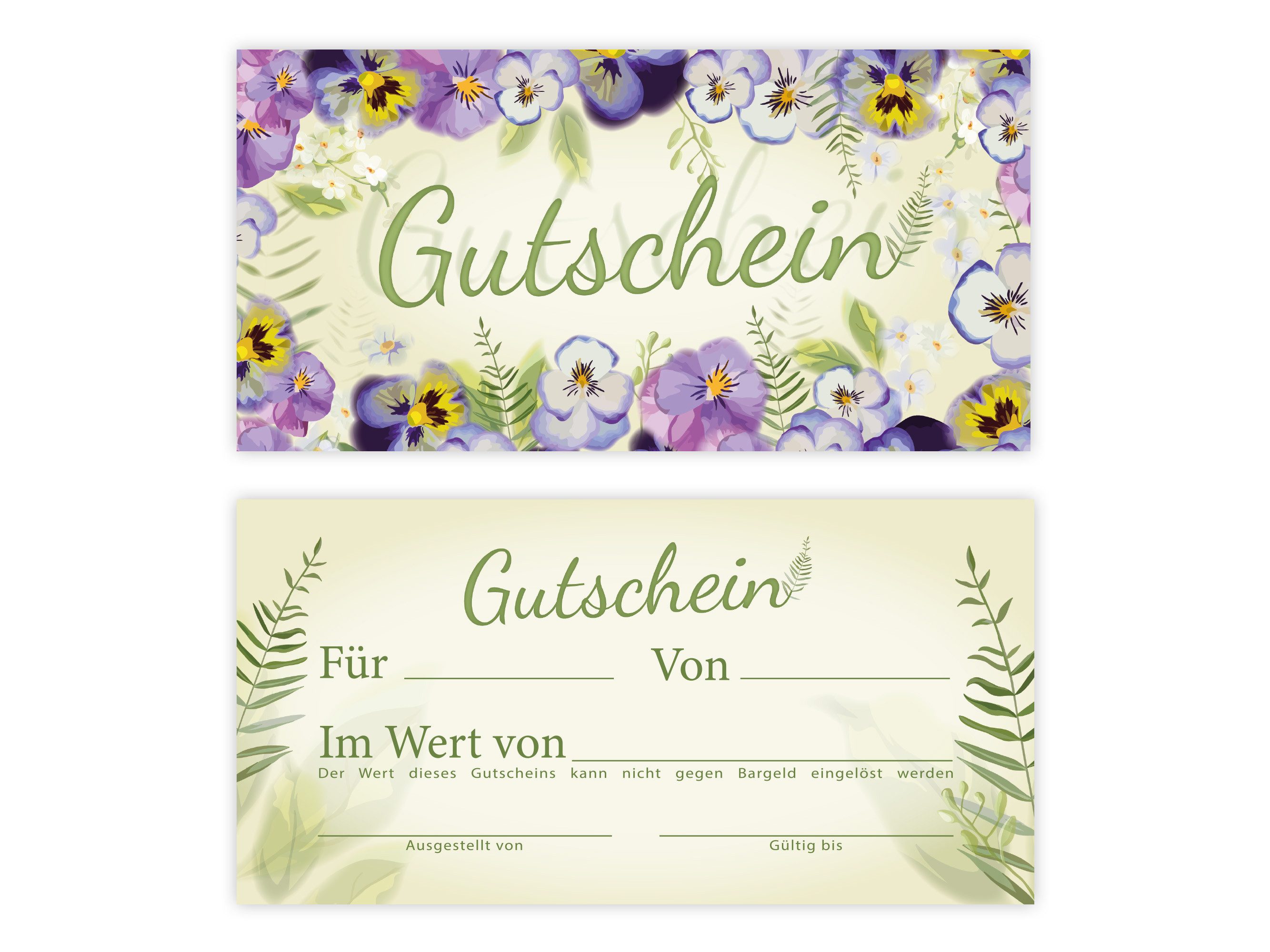 LIMONIA Geschenkkarte Gutschein Geschenkgutschein zum Ausfüllen für Spa Beauty Wellness, Geschenkgutscheine mit vorgedruckten Feldern zum Ausfüllen