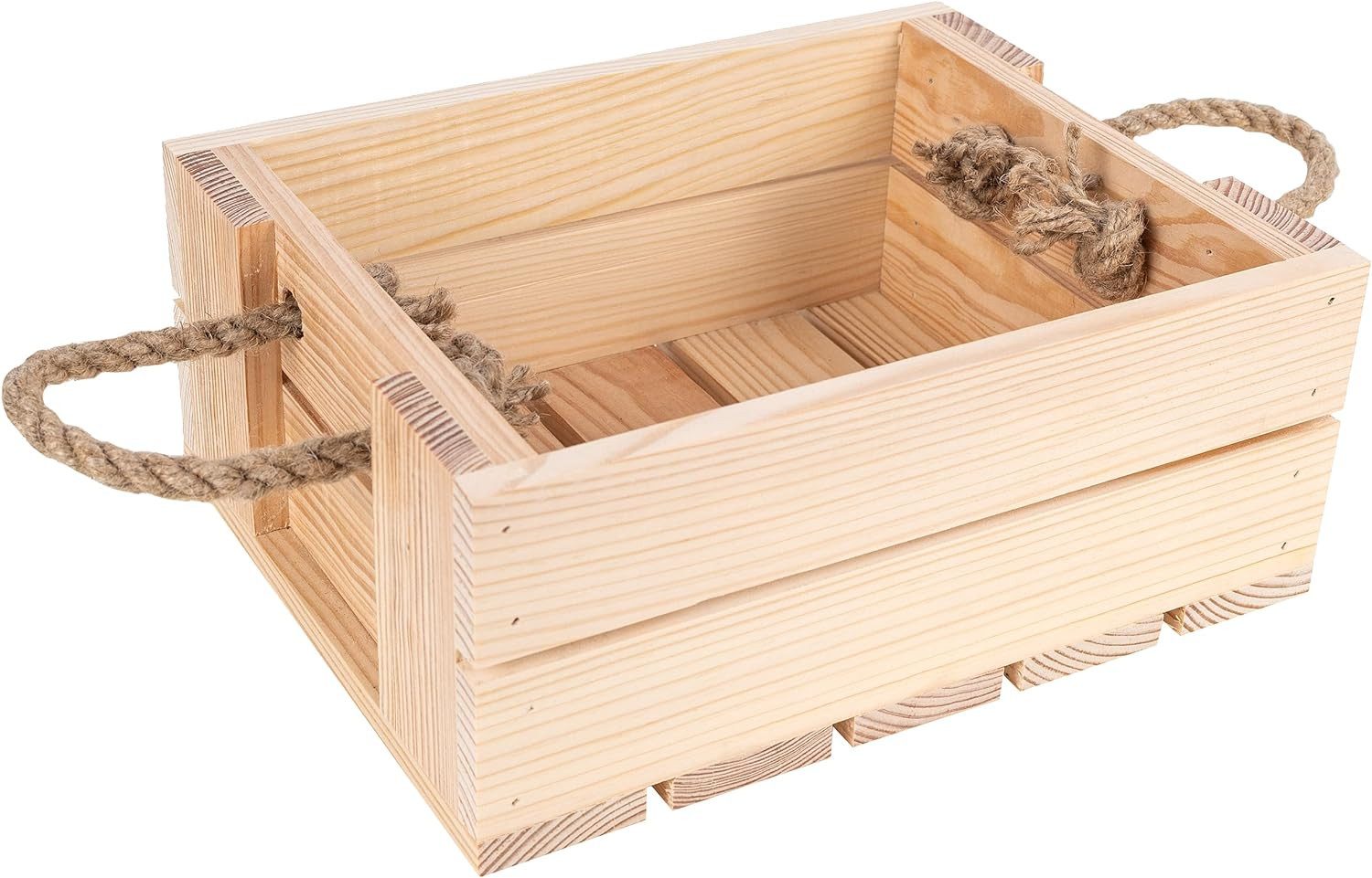 Holzkiste Natur Weinkiste Holz Naturholzkiste