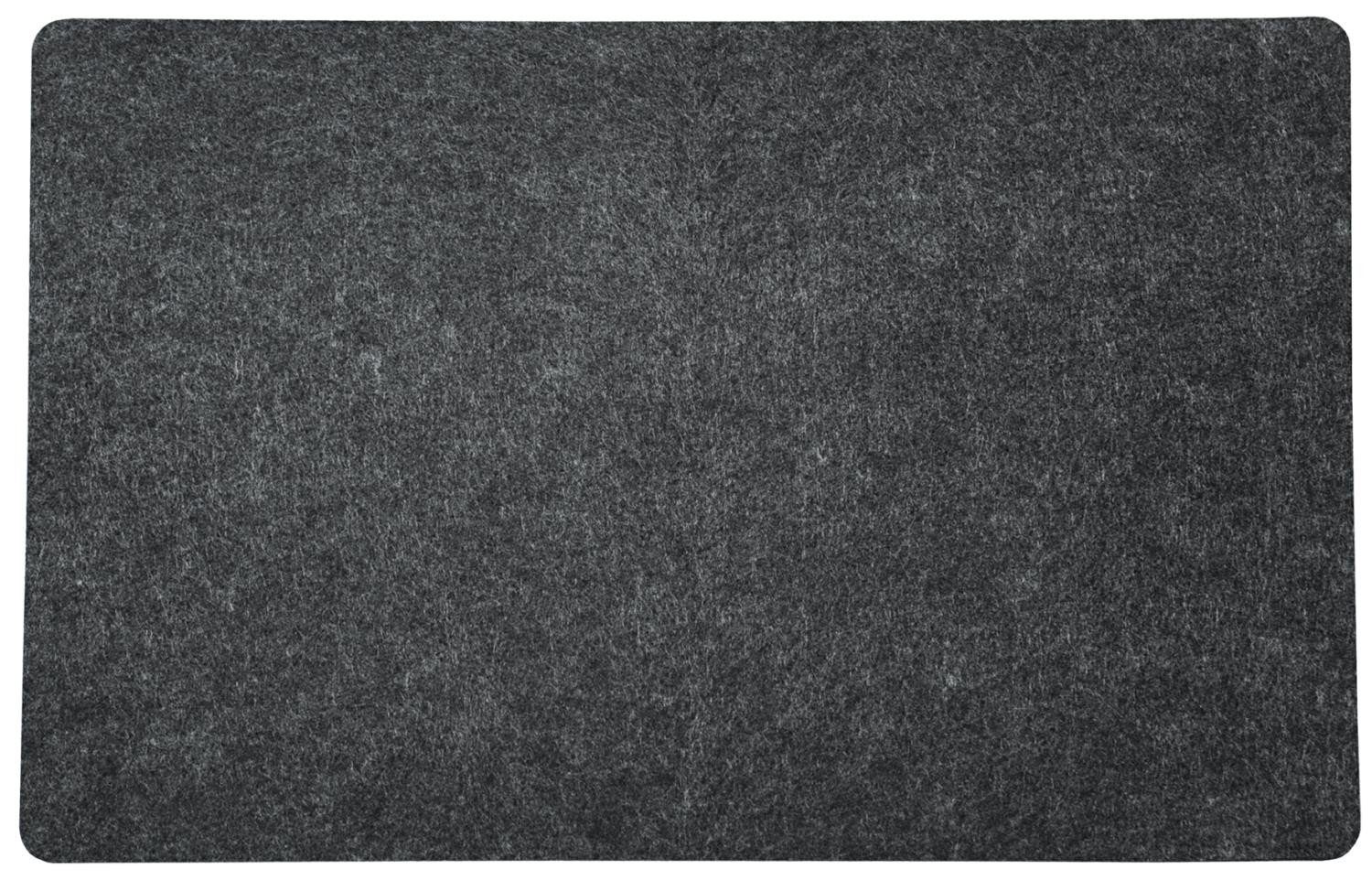 KESPER® Platzset Platzset, Filz-Optik, dunkel grau 77640, (1-St) günstig online kaufen